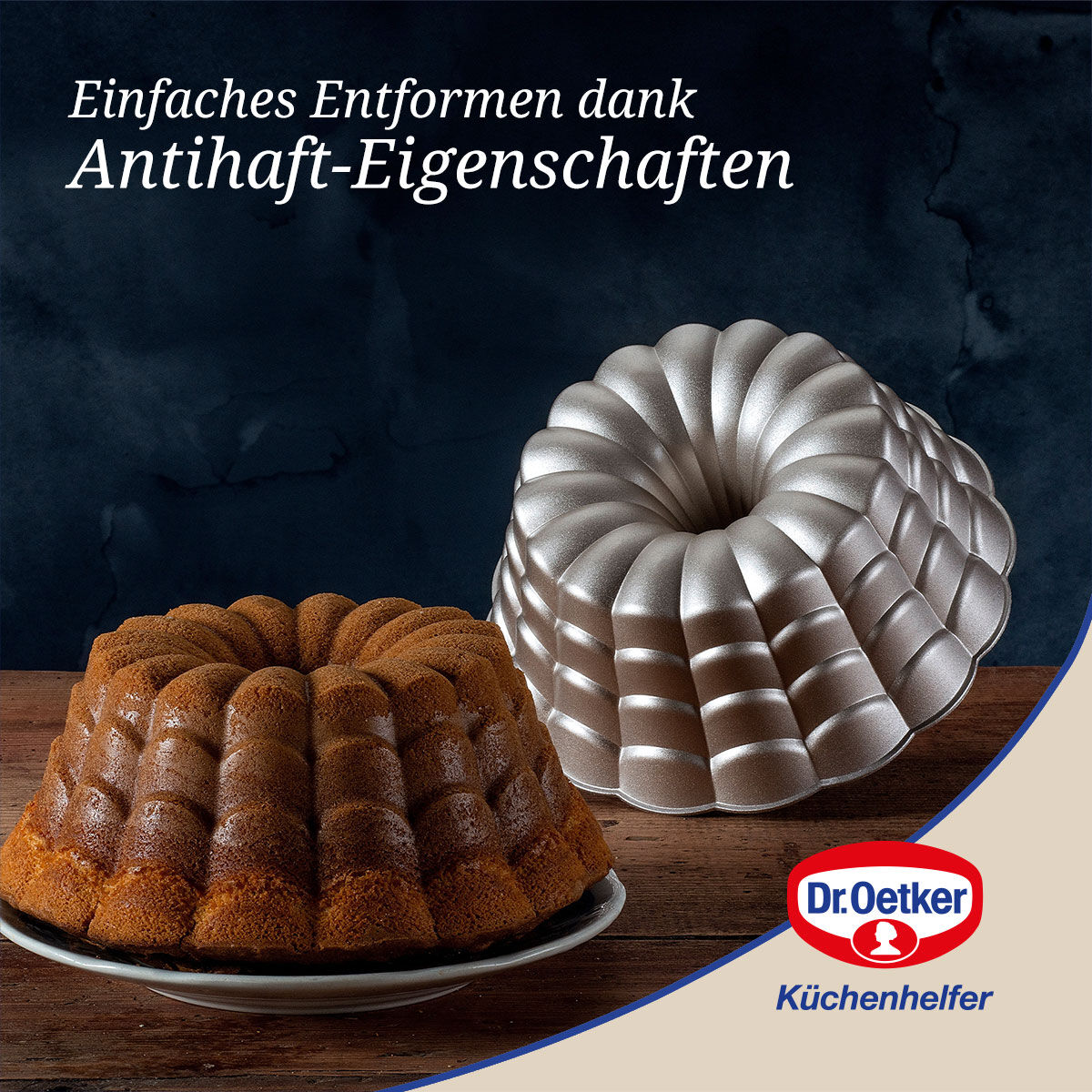 Gugelhupfform Floral Back-Kunst, Ø24cm