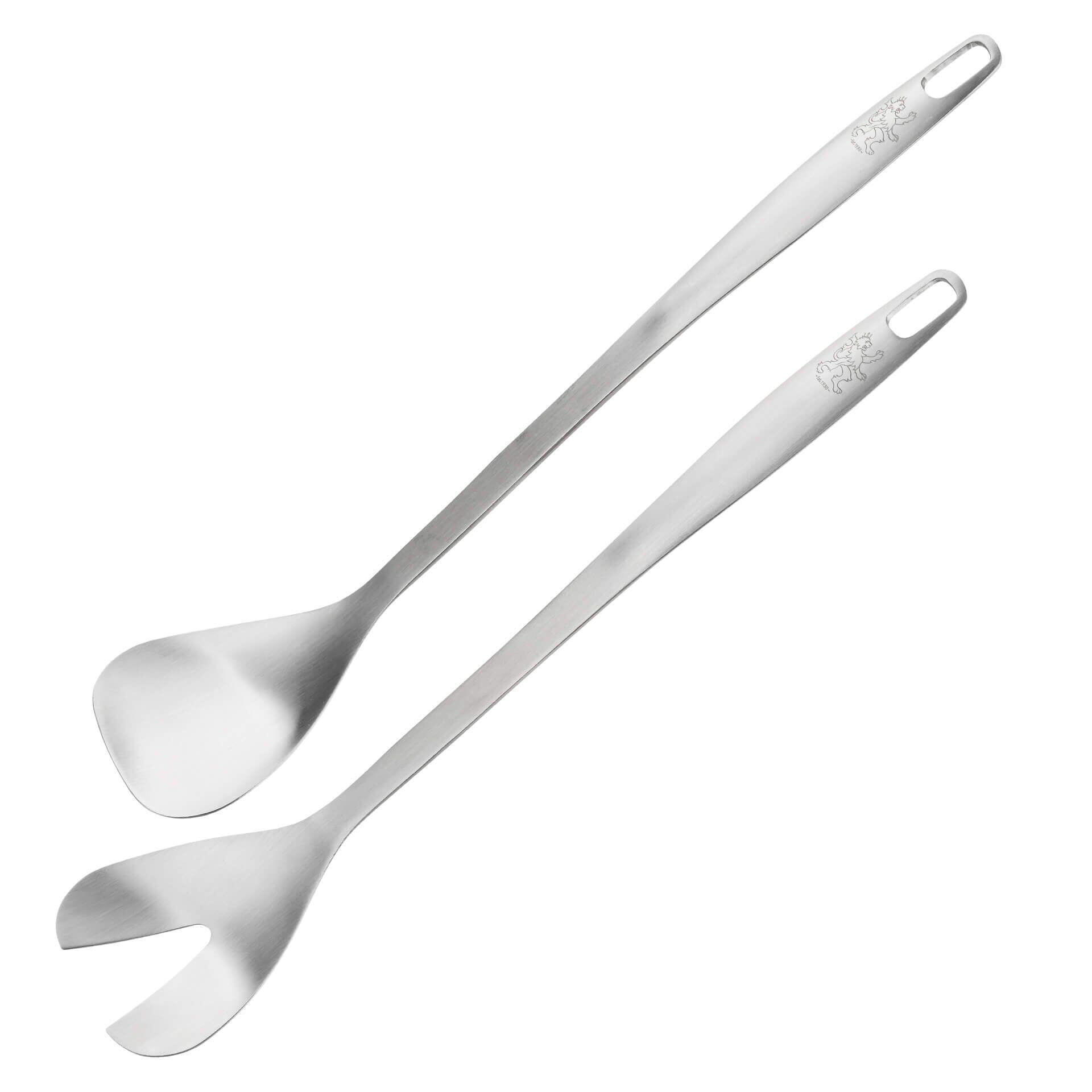 Salatbesteck Satin, 32cm, Edelstahl