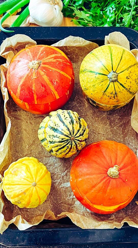 Gefüllte Mini-Kürbisse