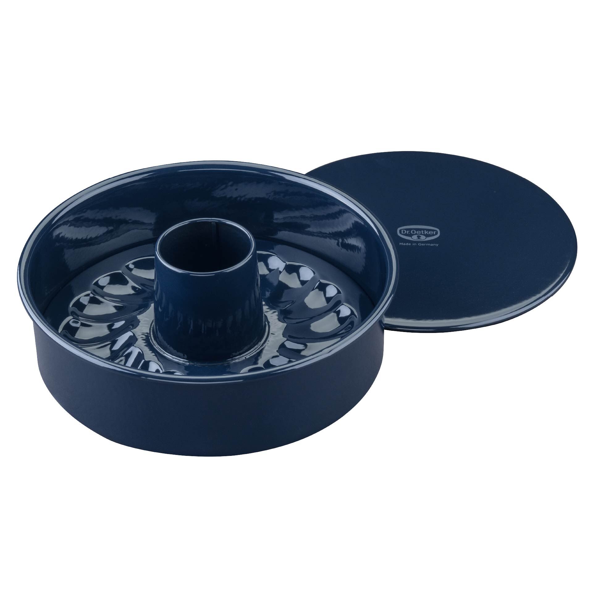 Backform mit Flach- und Rohrboden Back-Liebe Emaille, Ø26cm