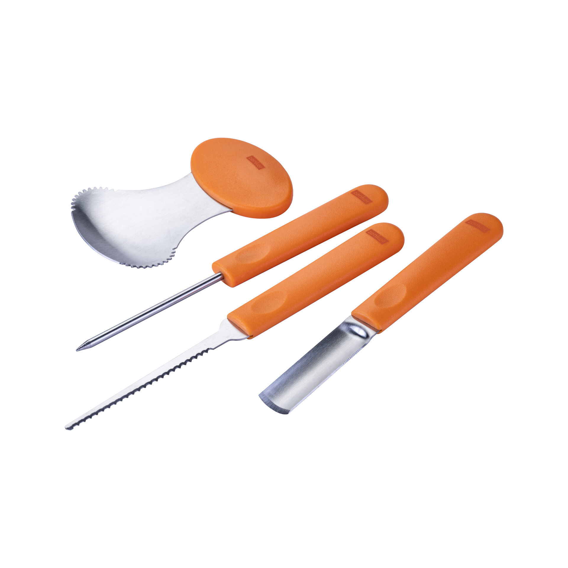 Happy Halloween Baking Kürbis Schnitz-Set, 4-tlg.