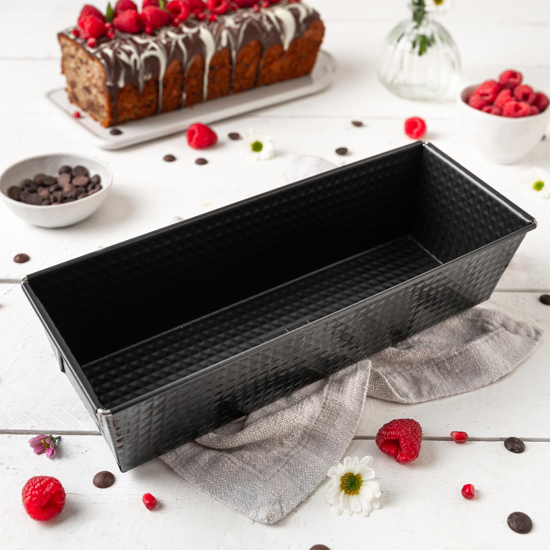 Kastenform Perfect Black+, 35cm