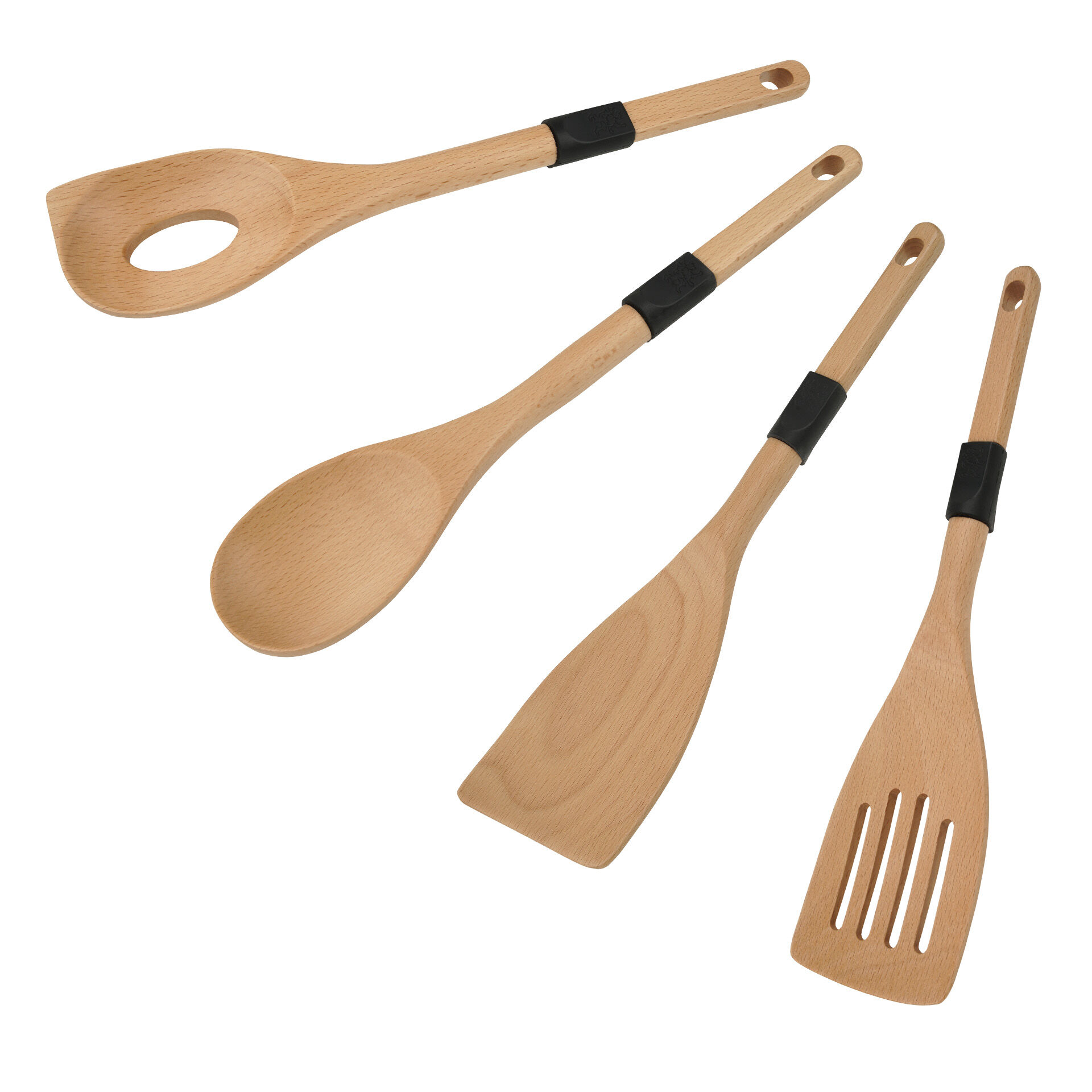 Küchenhelfer-Set Buchenholz, 4-teilig