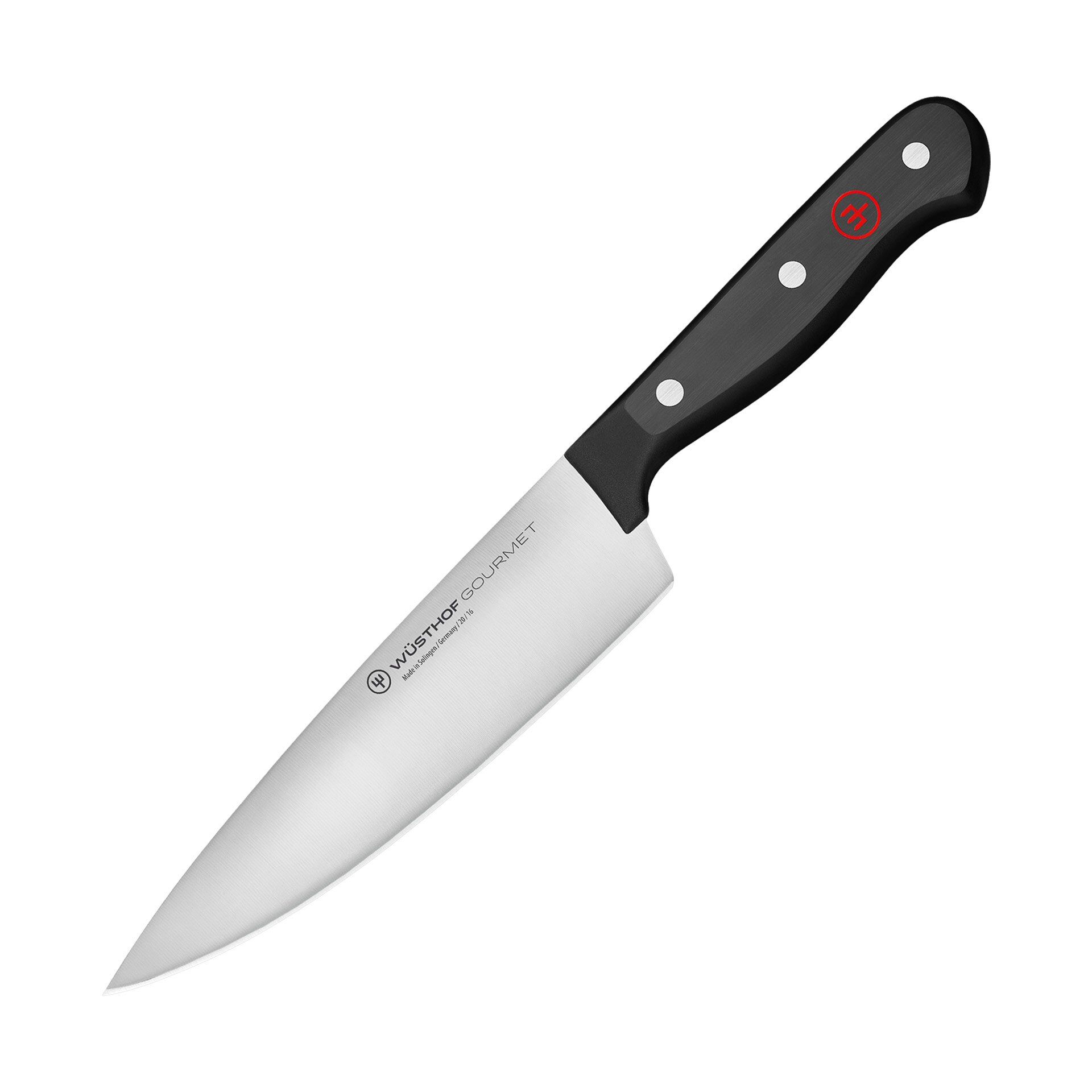 Kochmesser Gourmet, Edelstahl, 16cm Klinge
