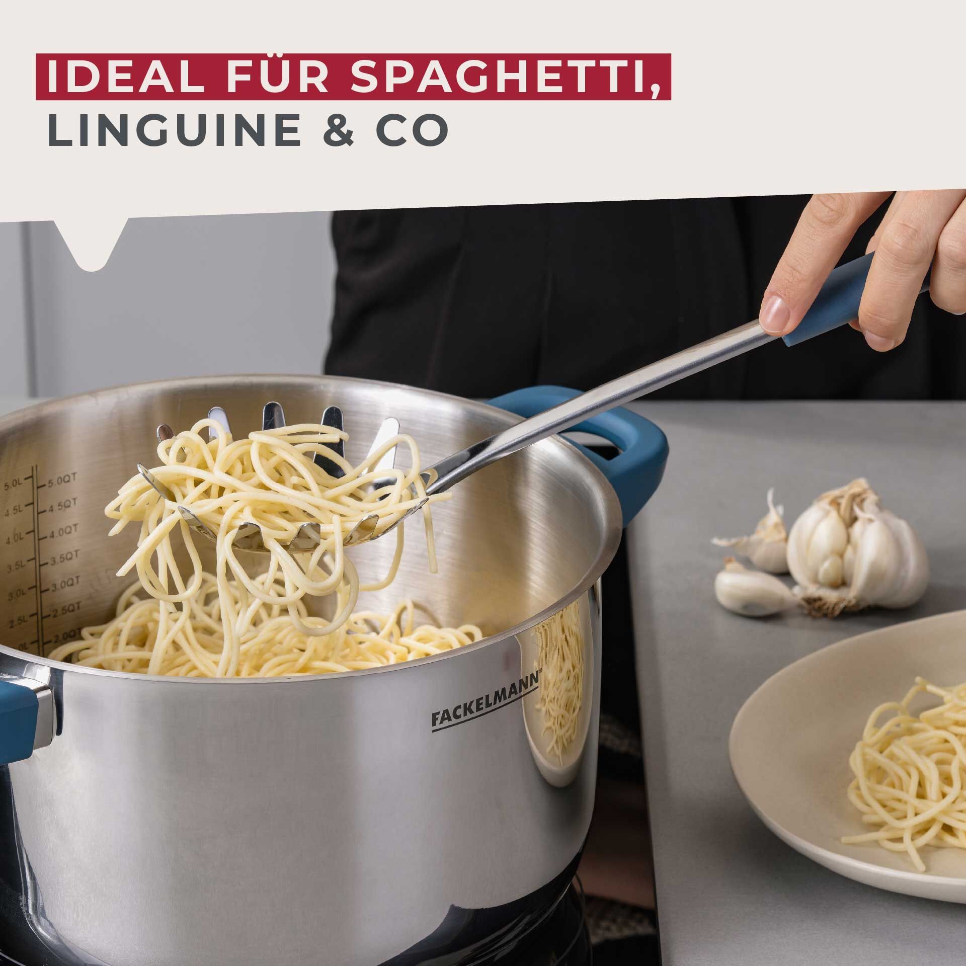 Spaghettilöffel Essential, blau