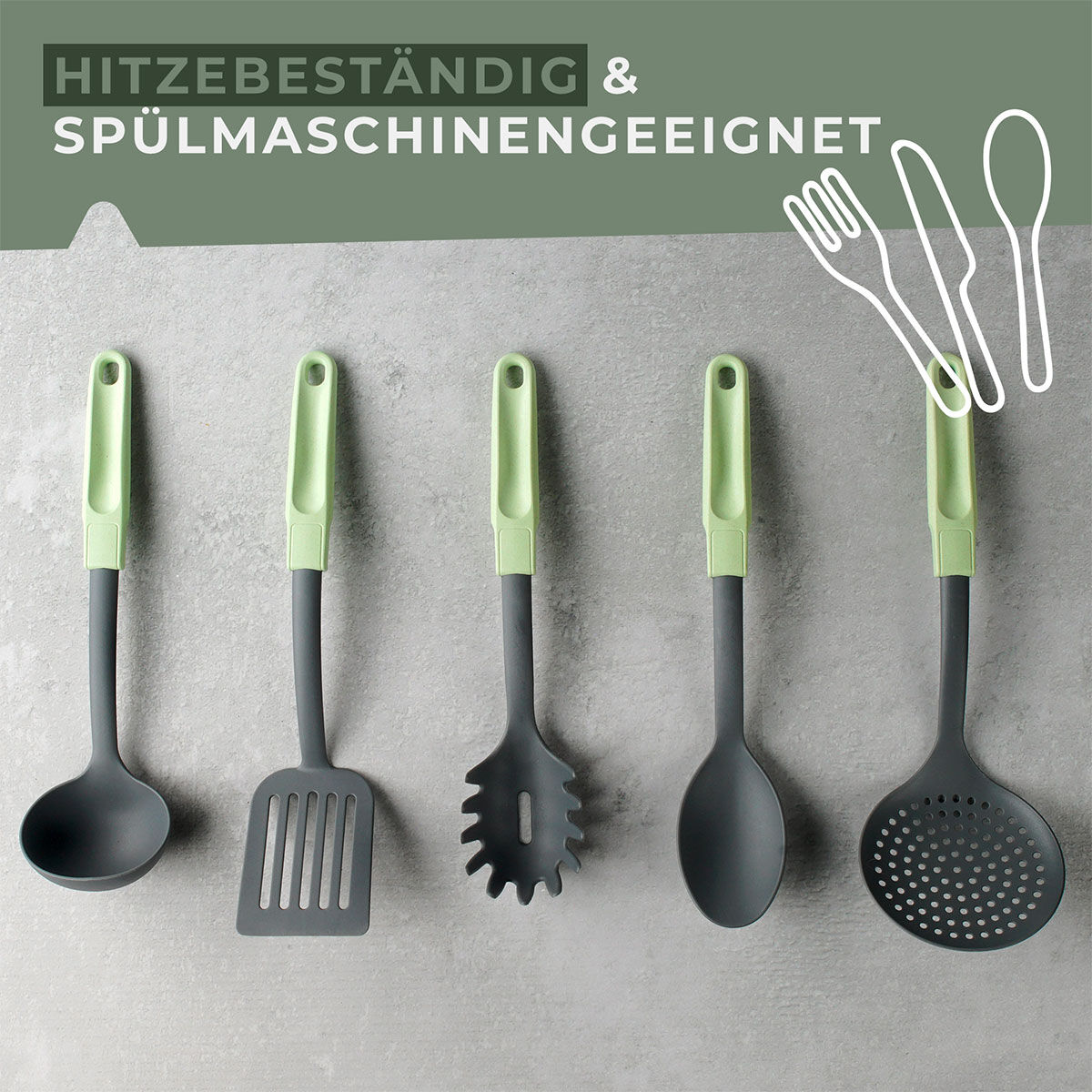 Spaghettilöffel Ecolution, 32cm