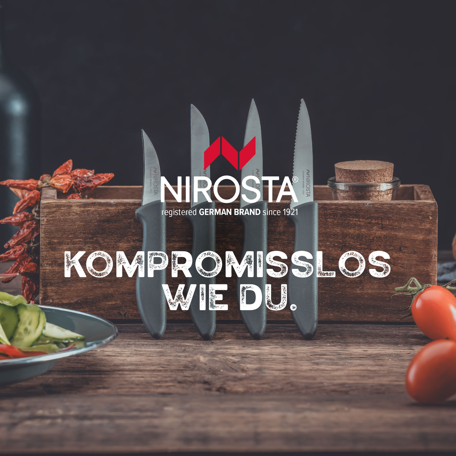 Tomatenmesser Original, 8,5cm Edelstahl-Klinge, gezahnt