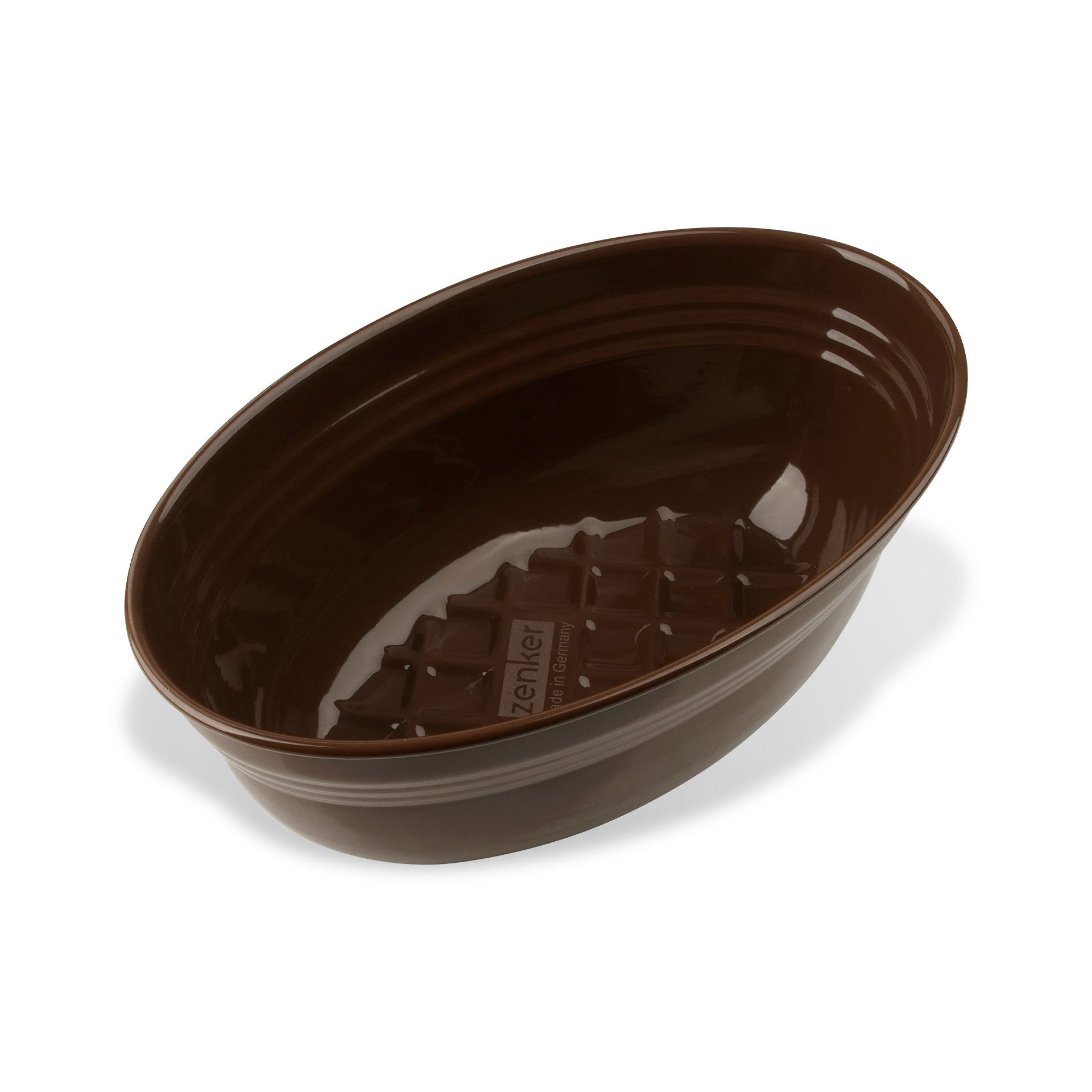 Brotbackform oval Dein Brot!, 26,5x16,5cm, Emaille