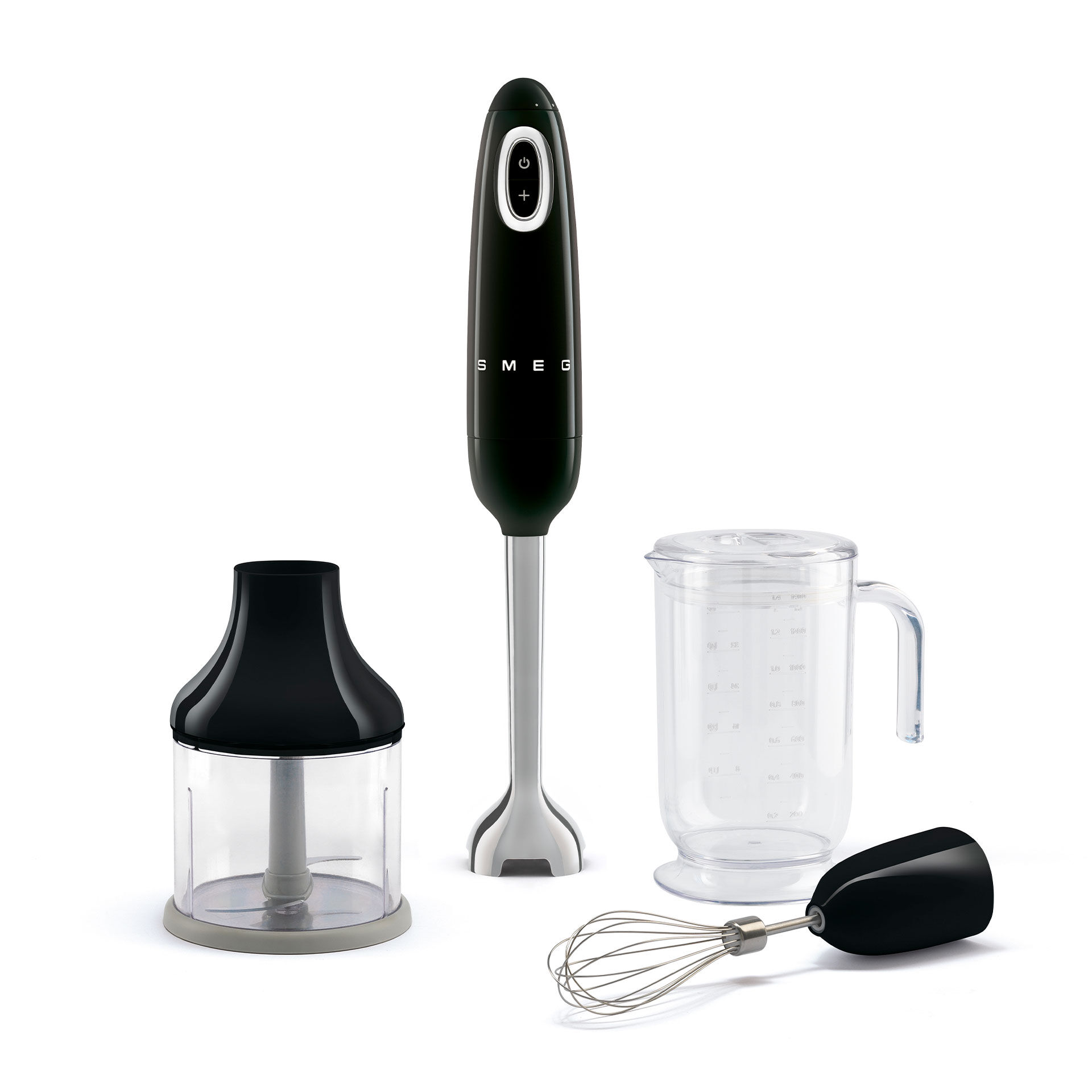 Stabmixer inkl. Zubehör Set Schwarz, 4-teilig