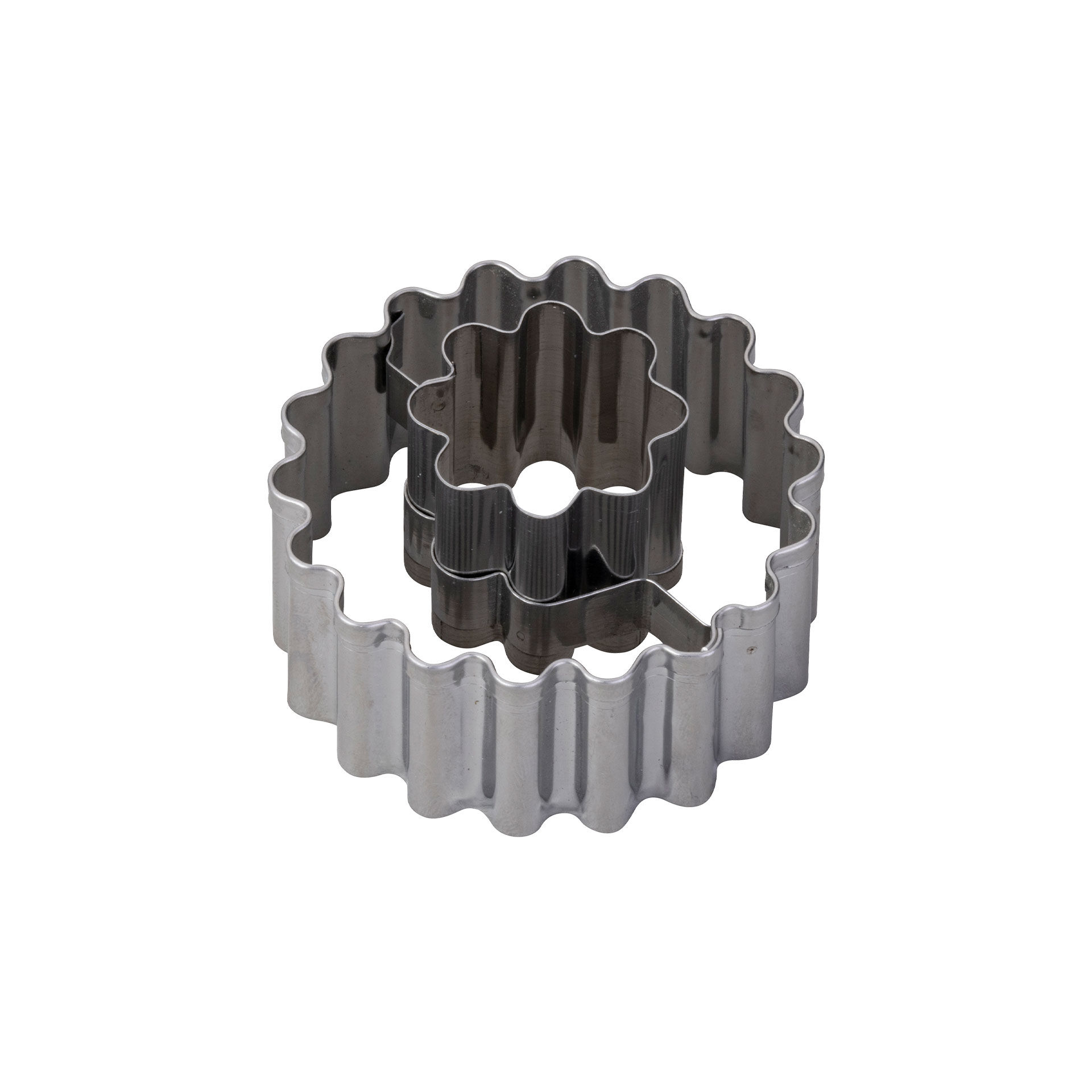 Ausstecher Linzer mit Blume, Ø54mm