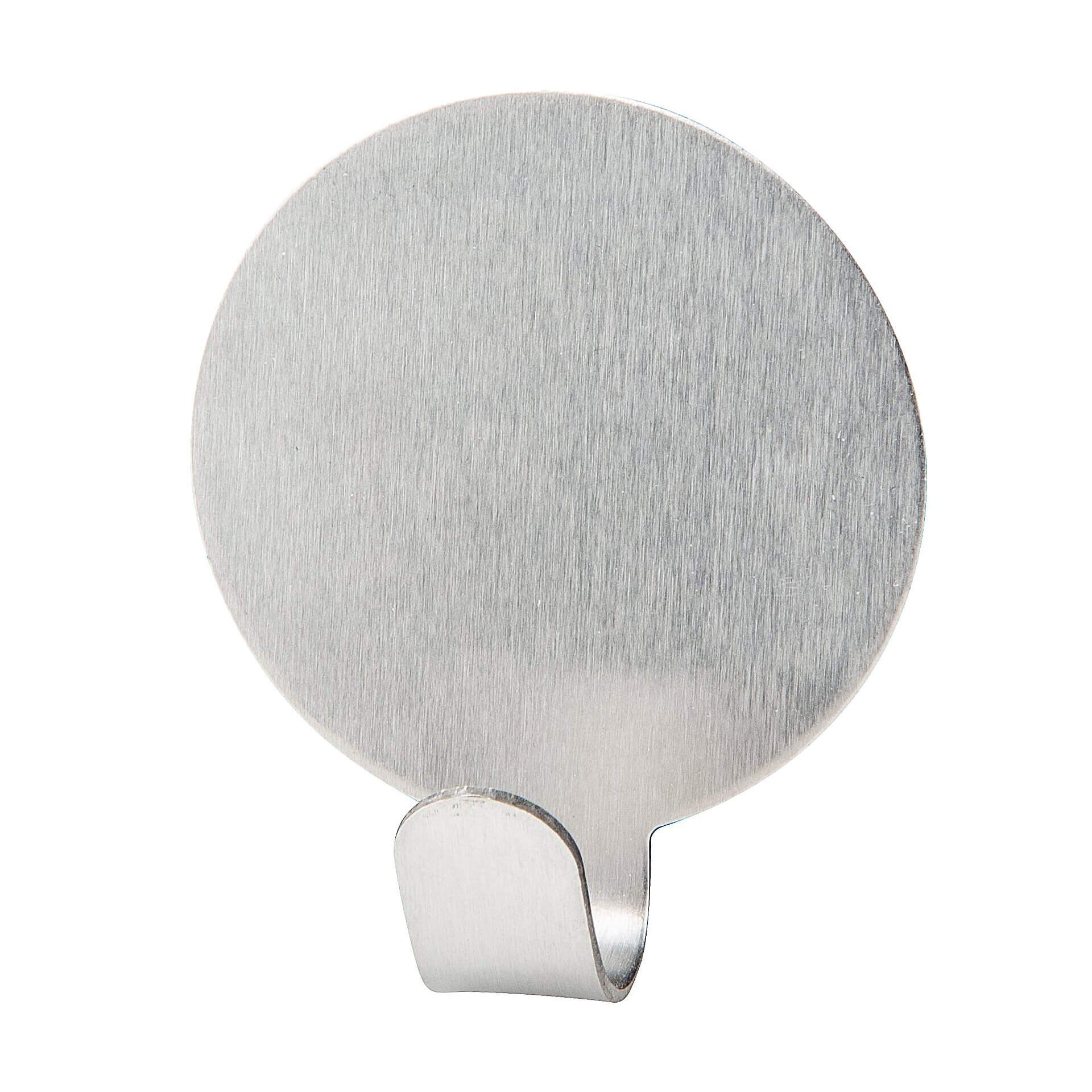 Klebehaken, rund, 2 Stück