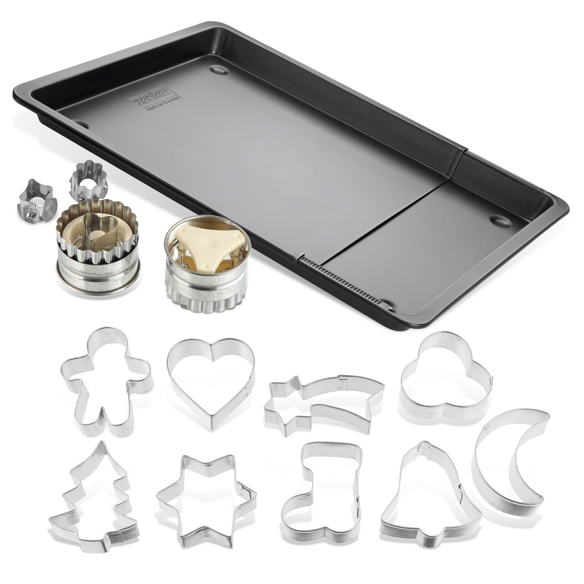 Ausstecher-Set "Süßes Weihnachtsgebäck", 13-tlg