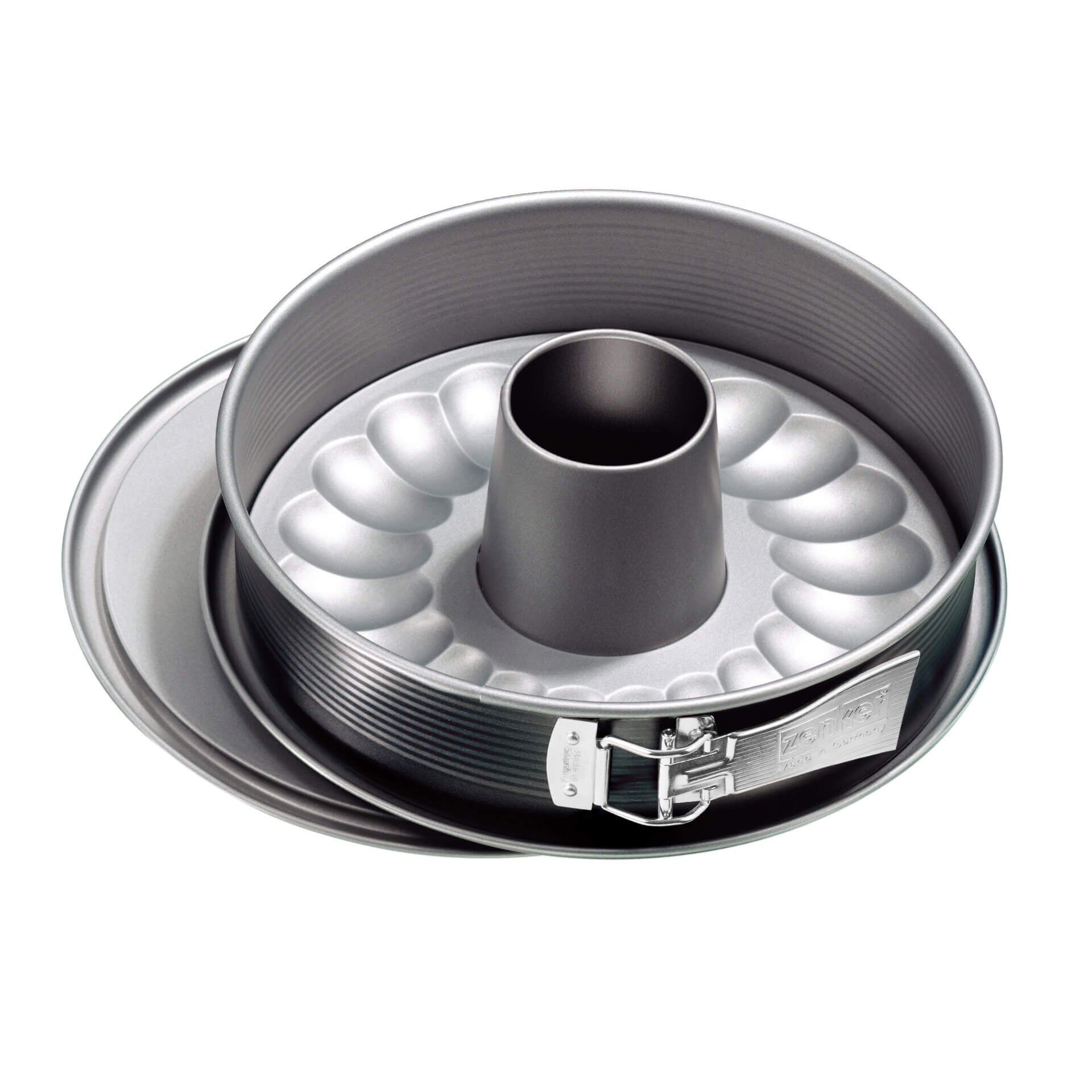 Springform mit Flach- & Rohrboden und Auslaufschutz Energy, Ø28cm