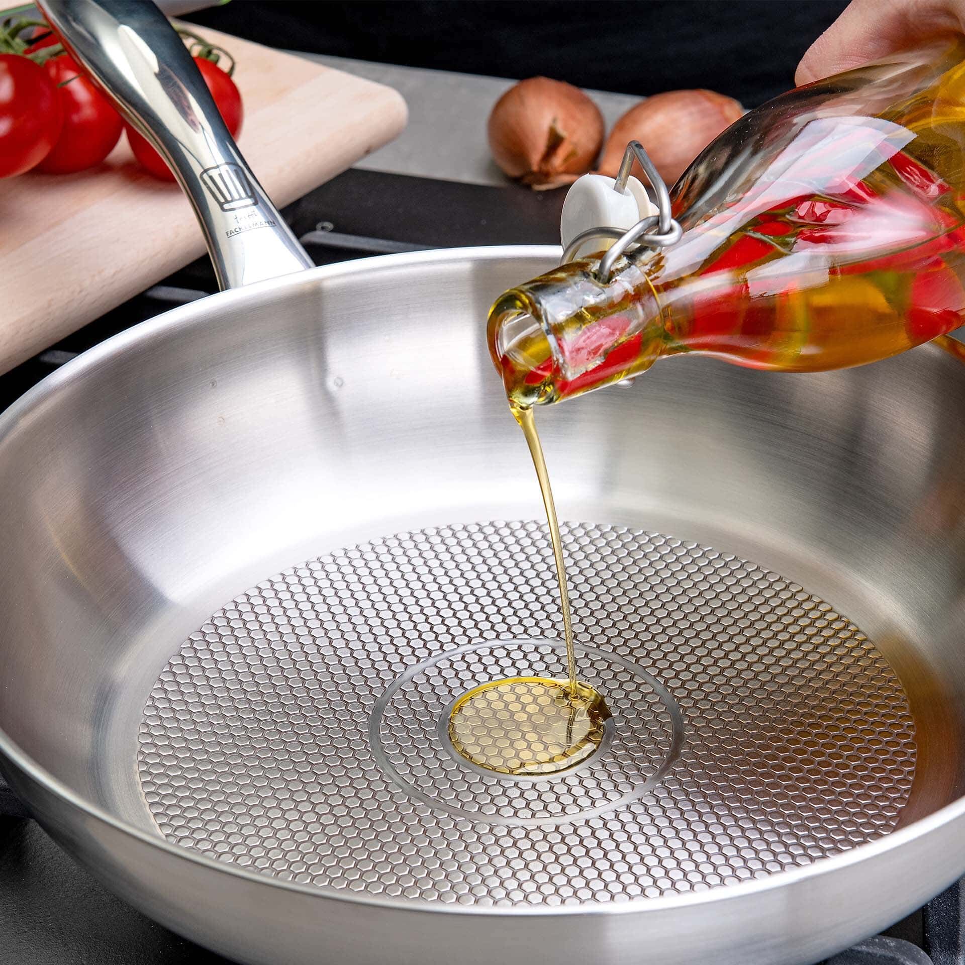 Bratpfanne München, Ø28cm, Edelstahl