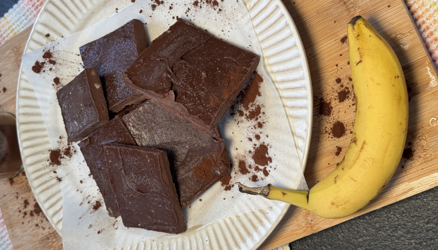 Bananen-Brownie ohne Backen