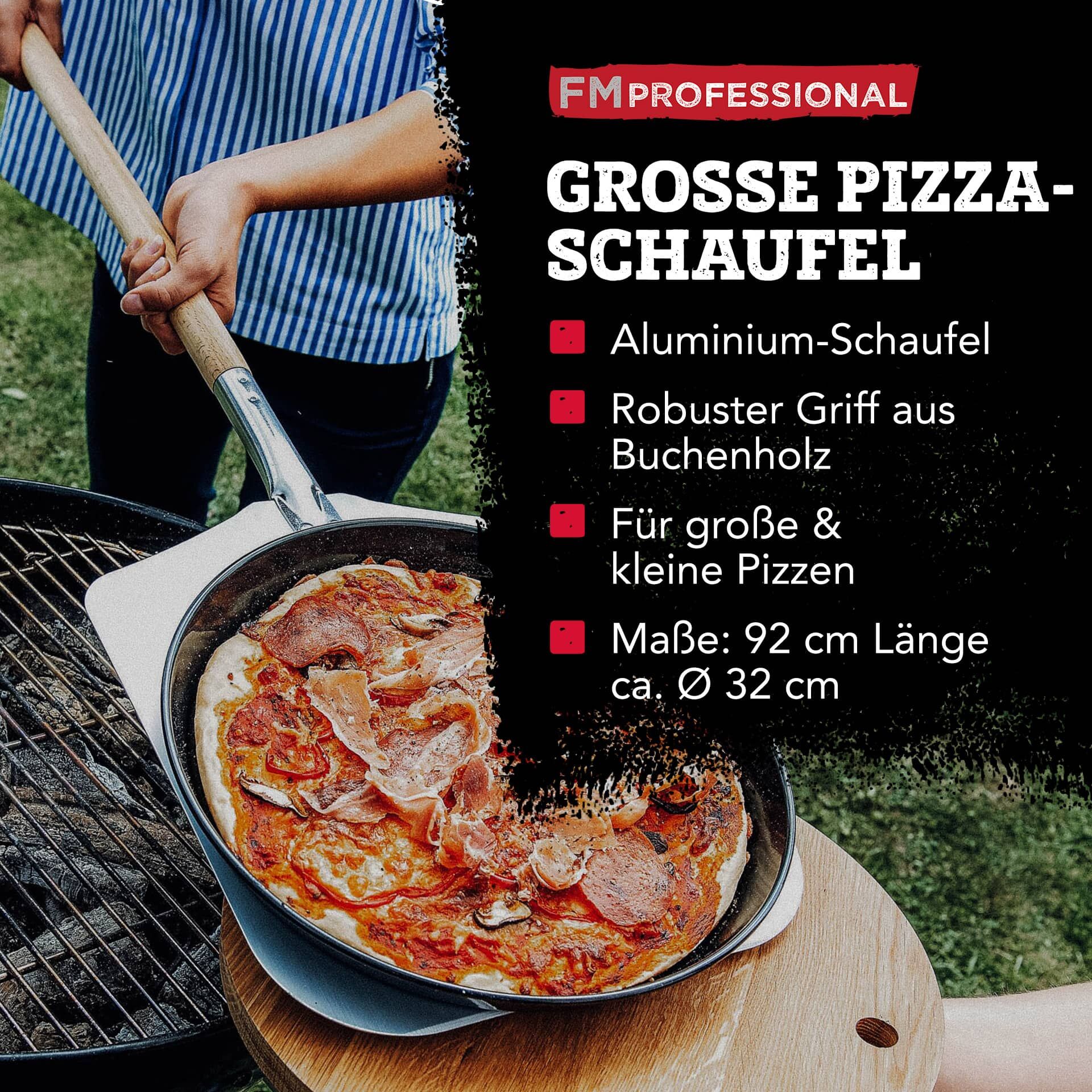 Pizzaschaufel, 91cm, FSC™-zertifizierte Buche