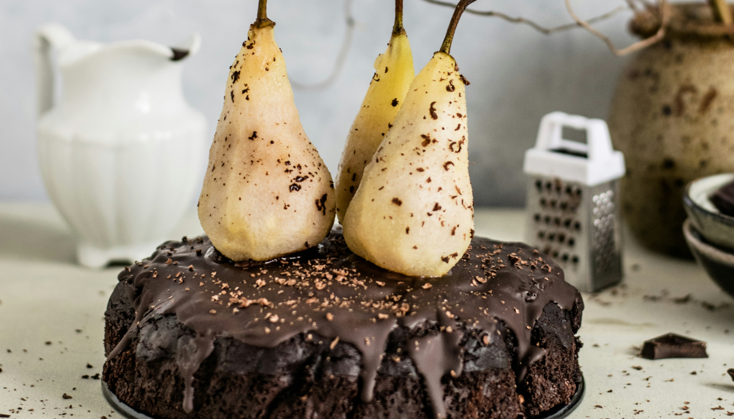 Schoko-Birnen-Kuchen Schoko-Birnen-Kuchen