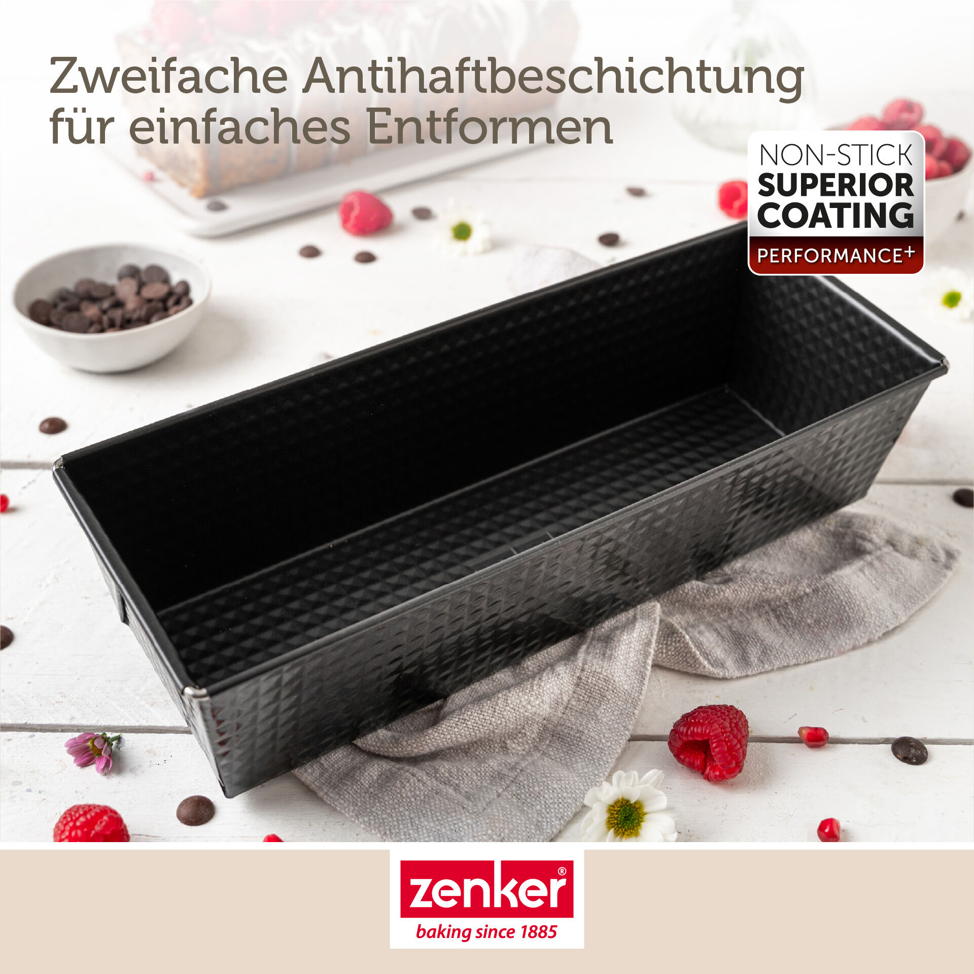 Kastenform Perfect Black+, 25cm