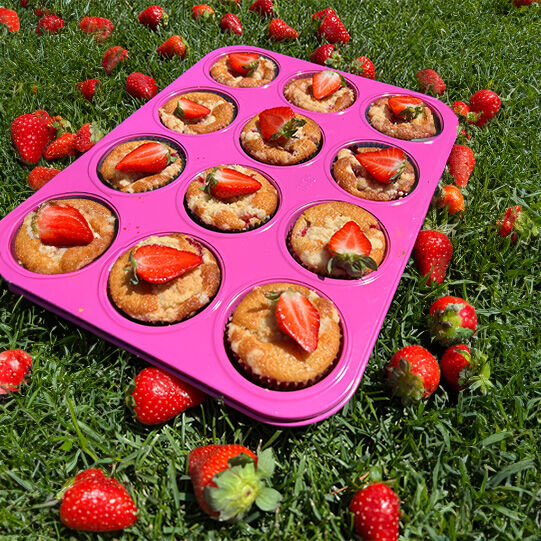 Erdbeer-Muffins