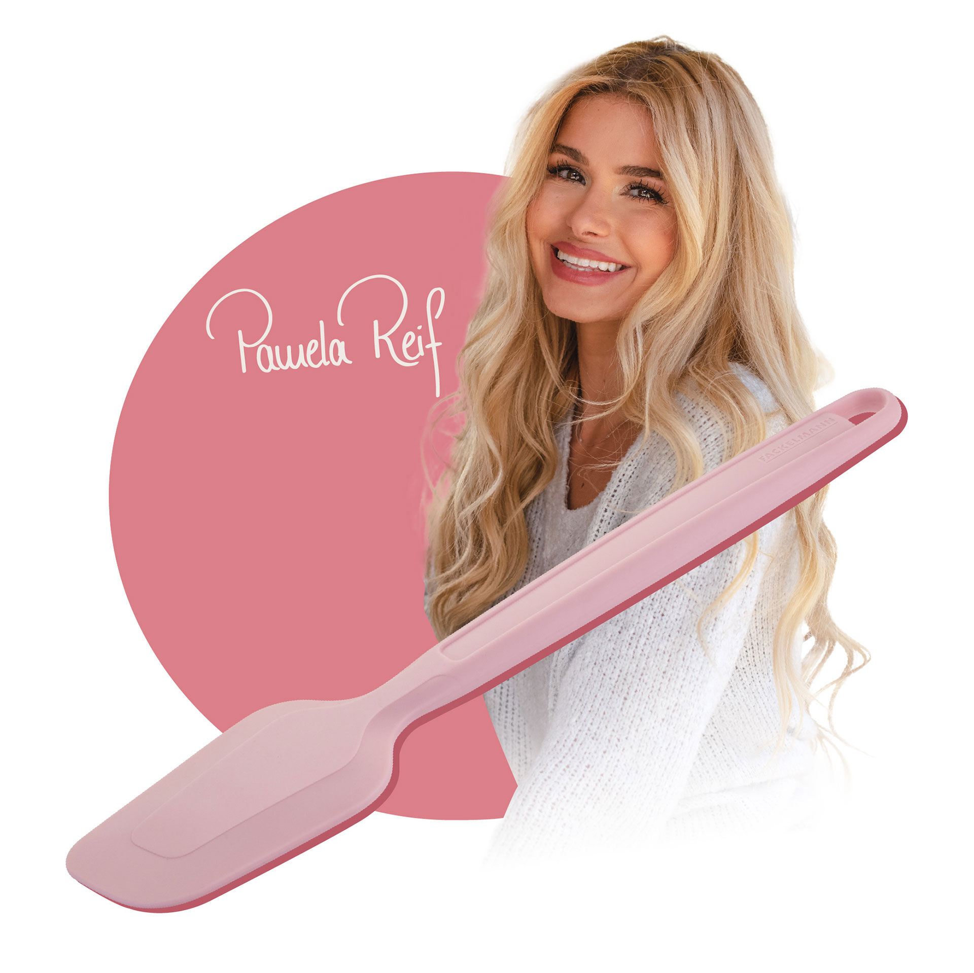 Pamela Reif Teigschaber Rosa, Silikon