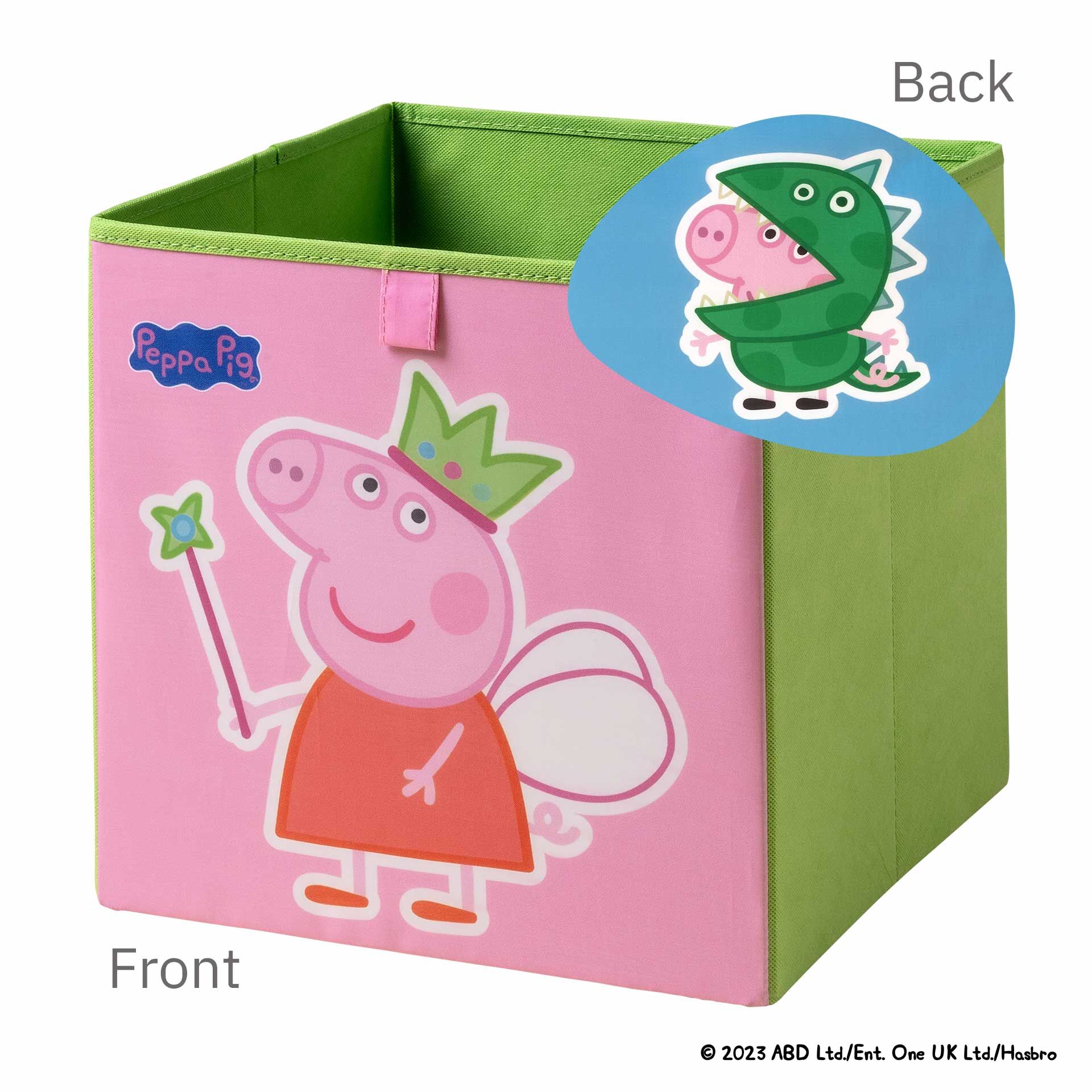 Aufbewahrungsbox Peppa Pig Fee & George, 30x30x30cm