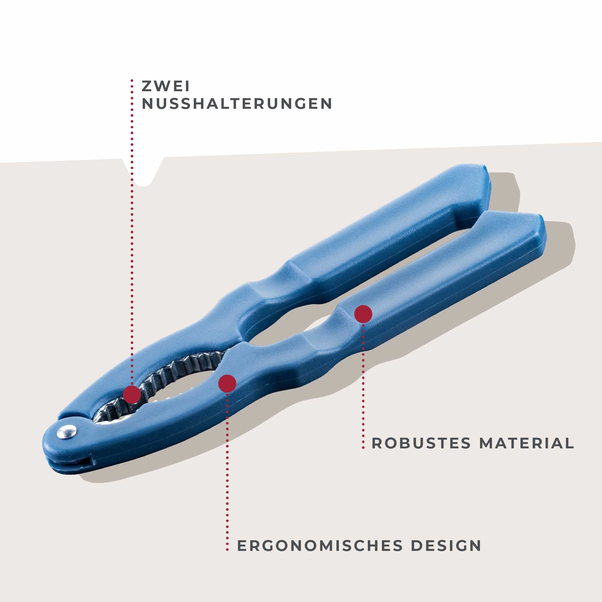 Nussknacker Essential, blau