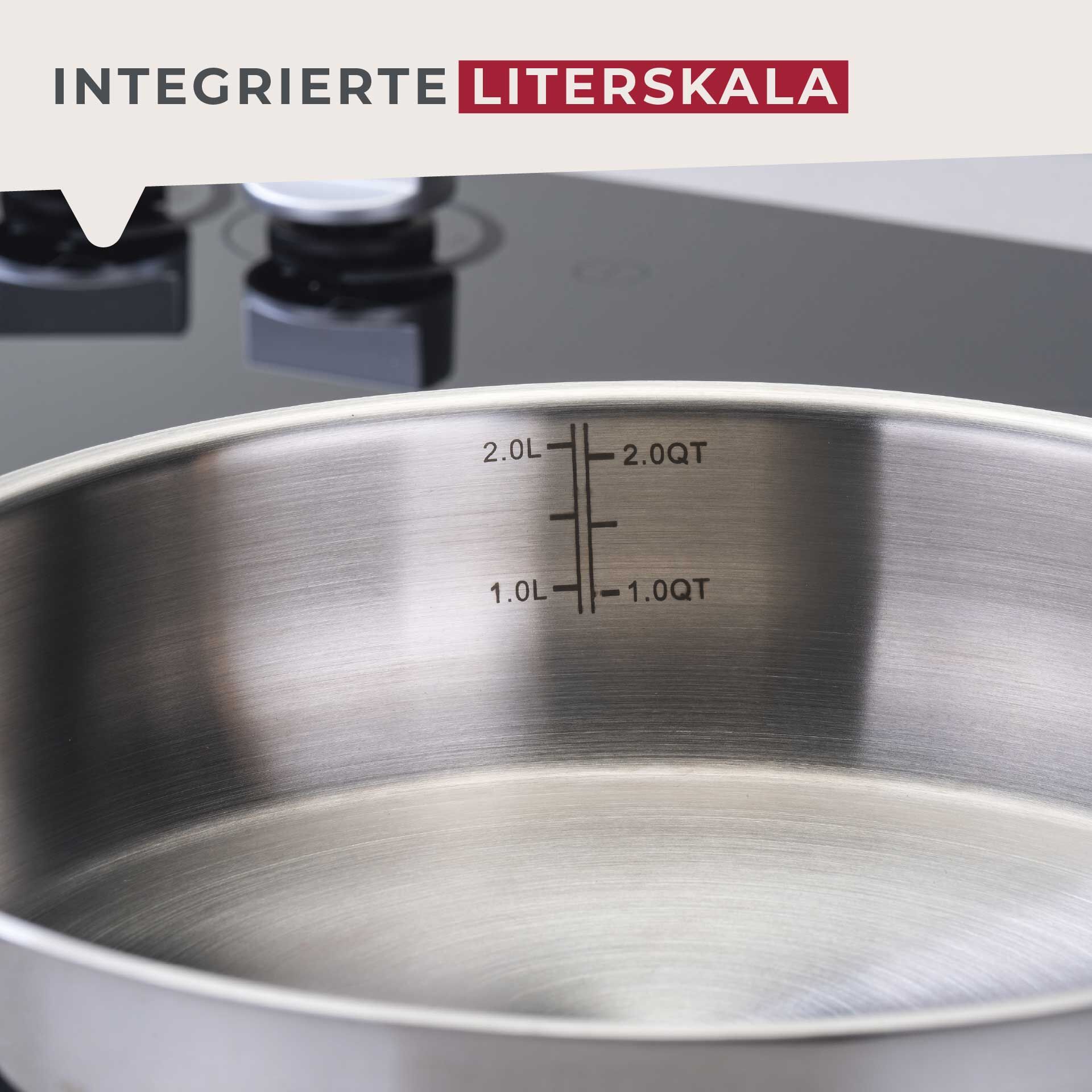 Bratpfanne Essential, Ø24cm, Edelstahl, blau