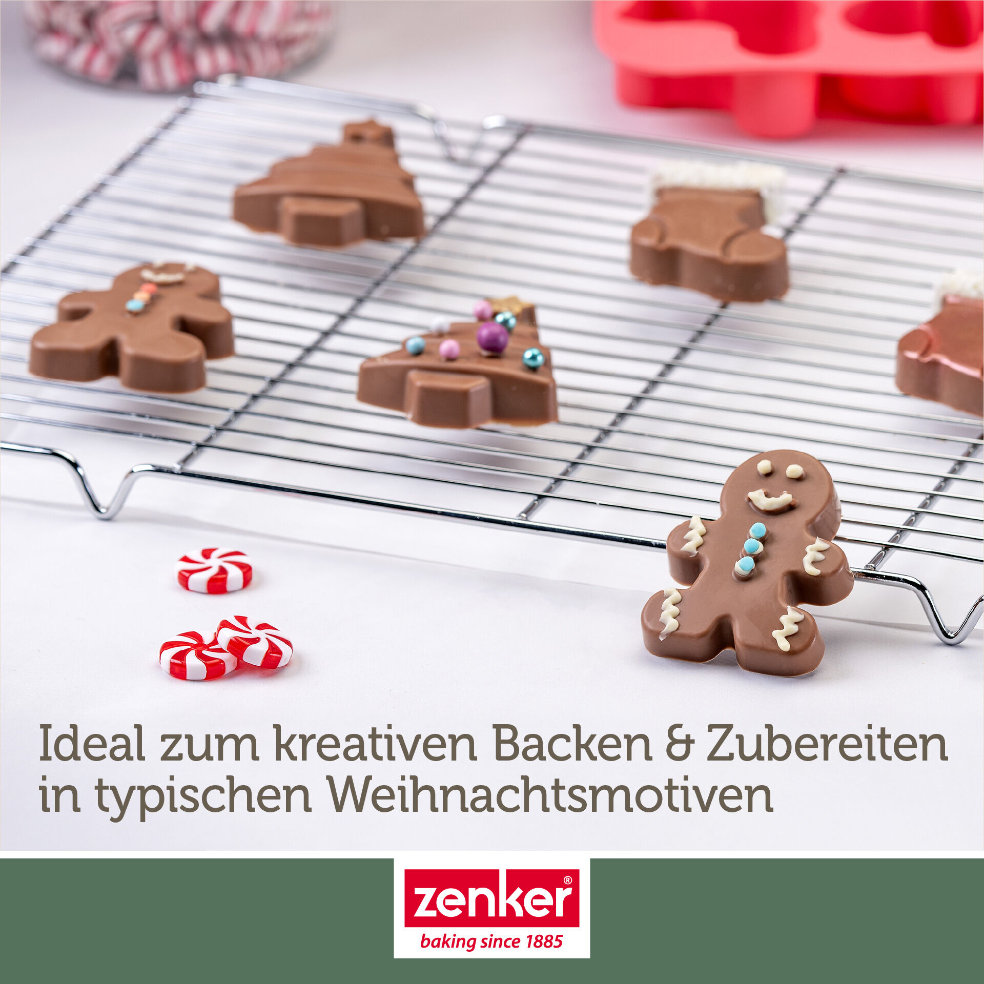 Minikuchenform The Christmas Candy Shop