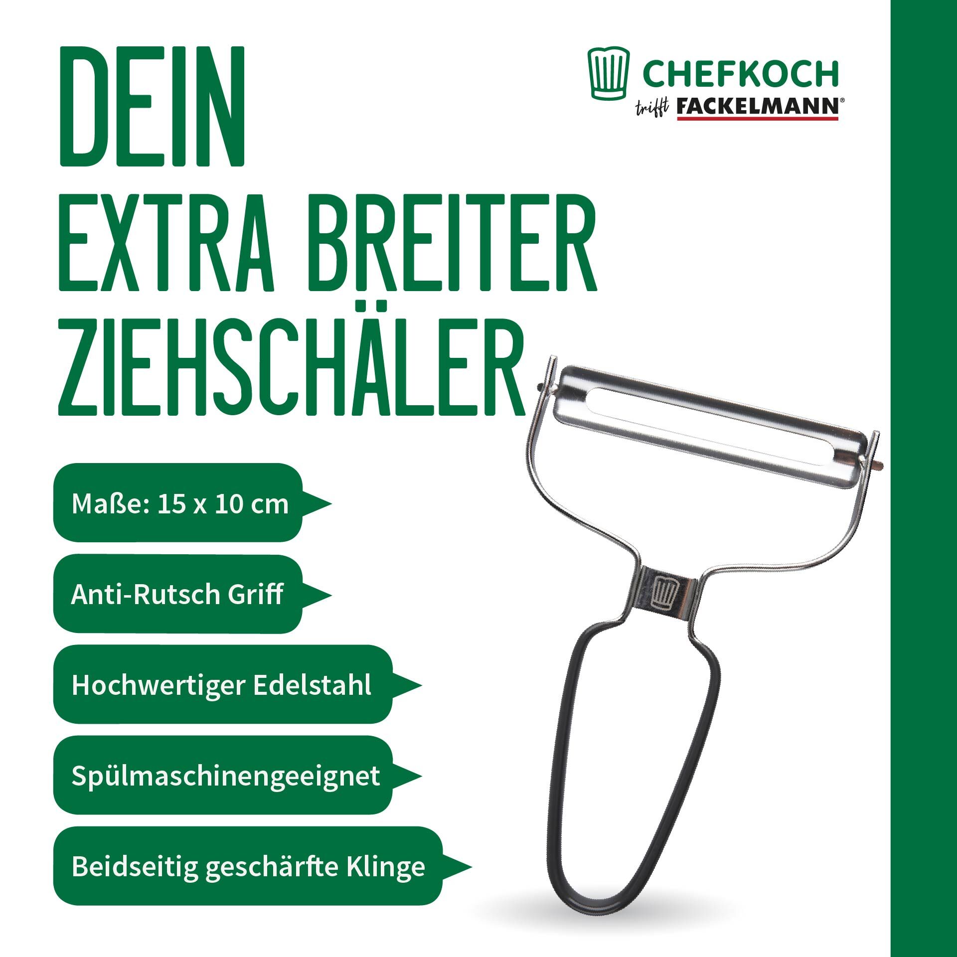 Schäler extra breit, 15cm