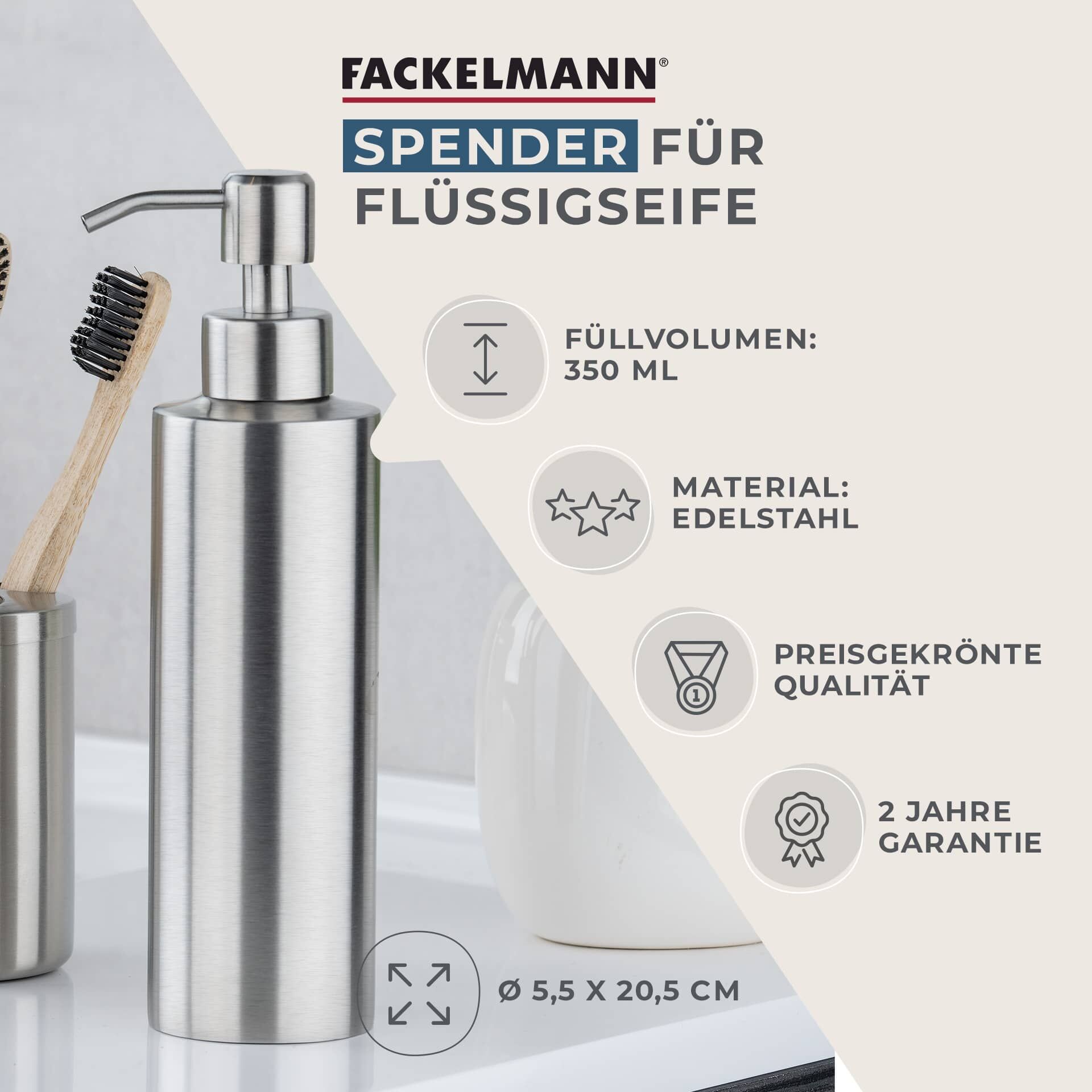 Seifenspender, 350ml, Edelstahl