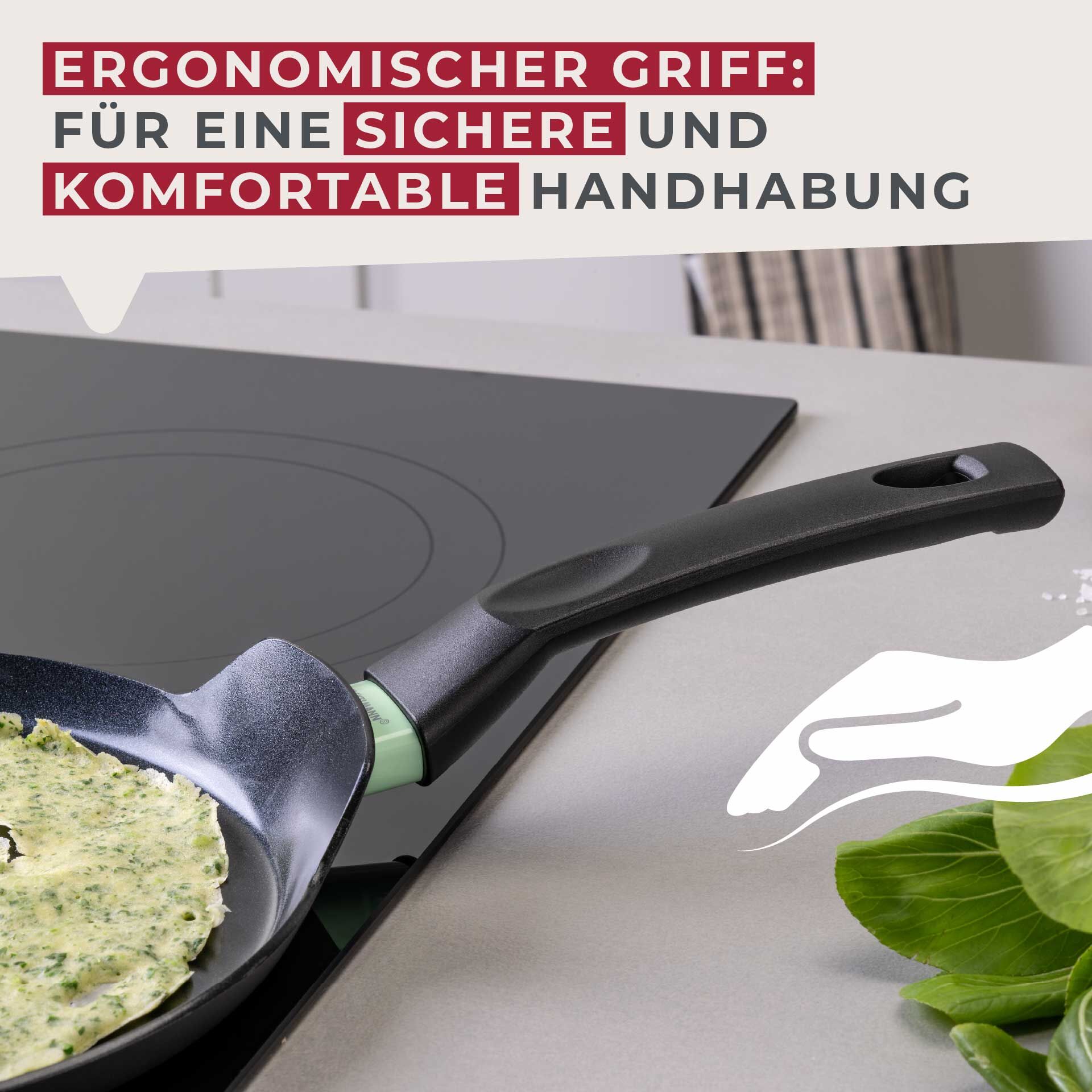 Crêpepfanne Brandao, Keramik, antihaft, Ø26cm