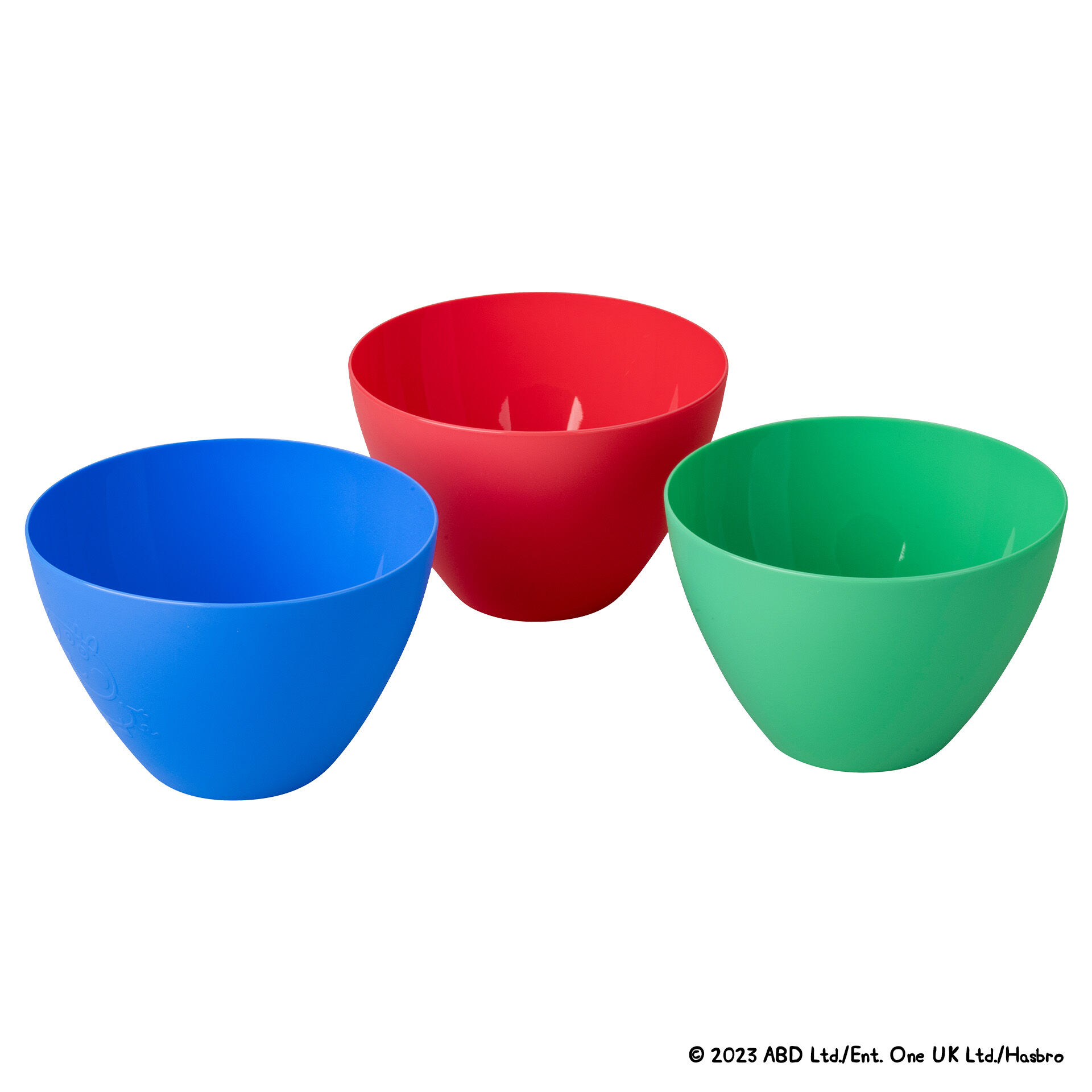 Schüssel-Set Peppa, Schorsch & Dino, Ø15cm, 3-teilig