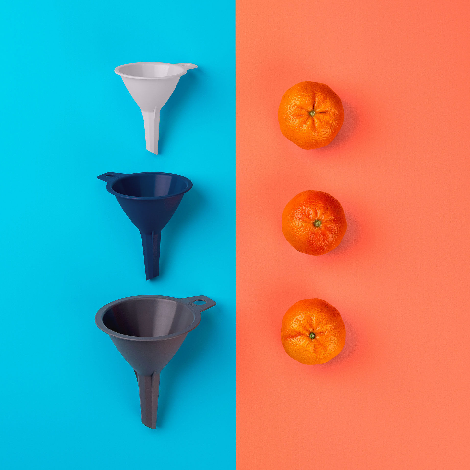 Trichterset Ocean blue, 3-teilig