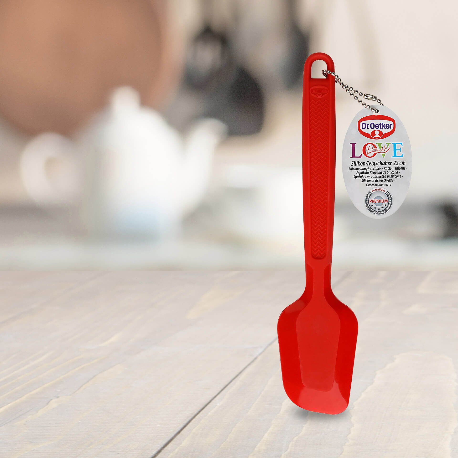 Teigschaber Flexxibel Love, 22cm, Silikon