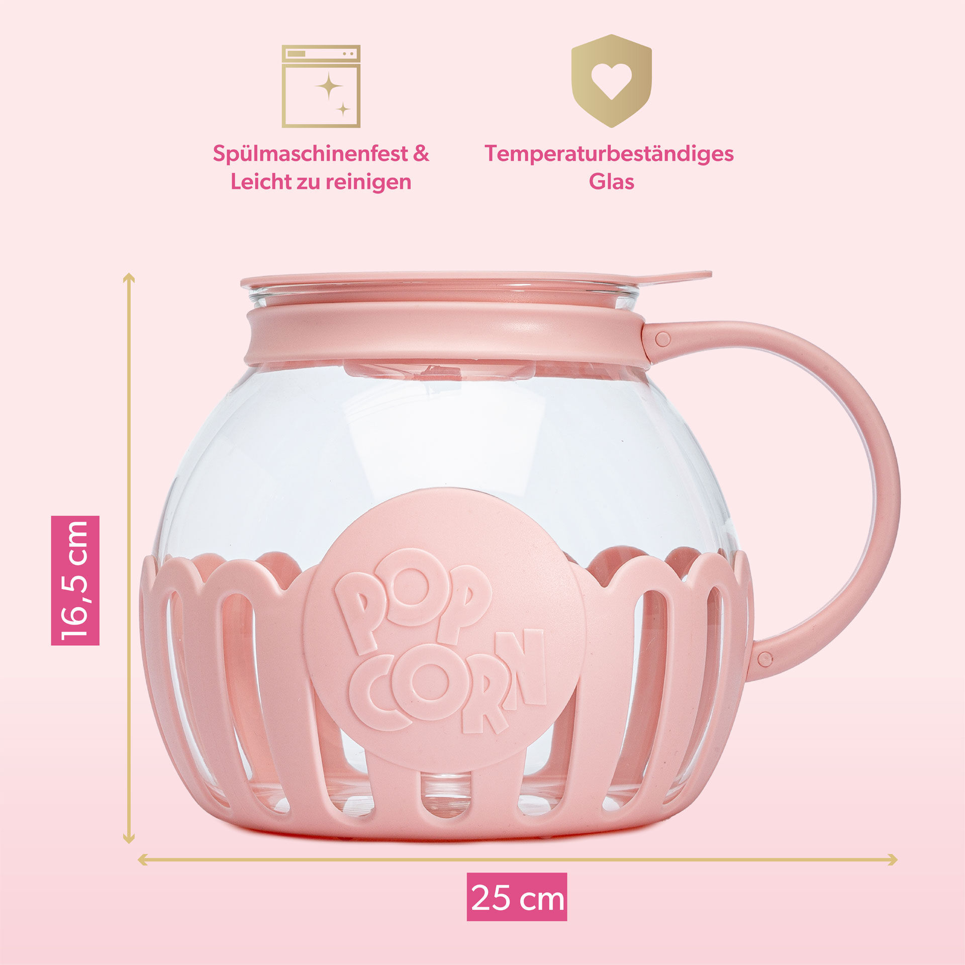 Popcorn-Maker für Mikrowelle, 3L