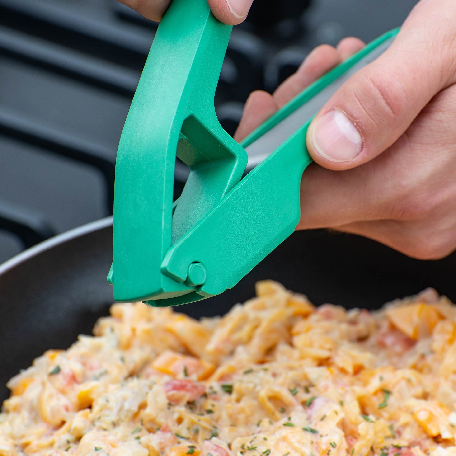 Knoblauchpresse, grün