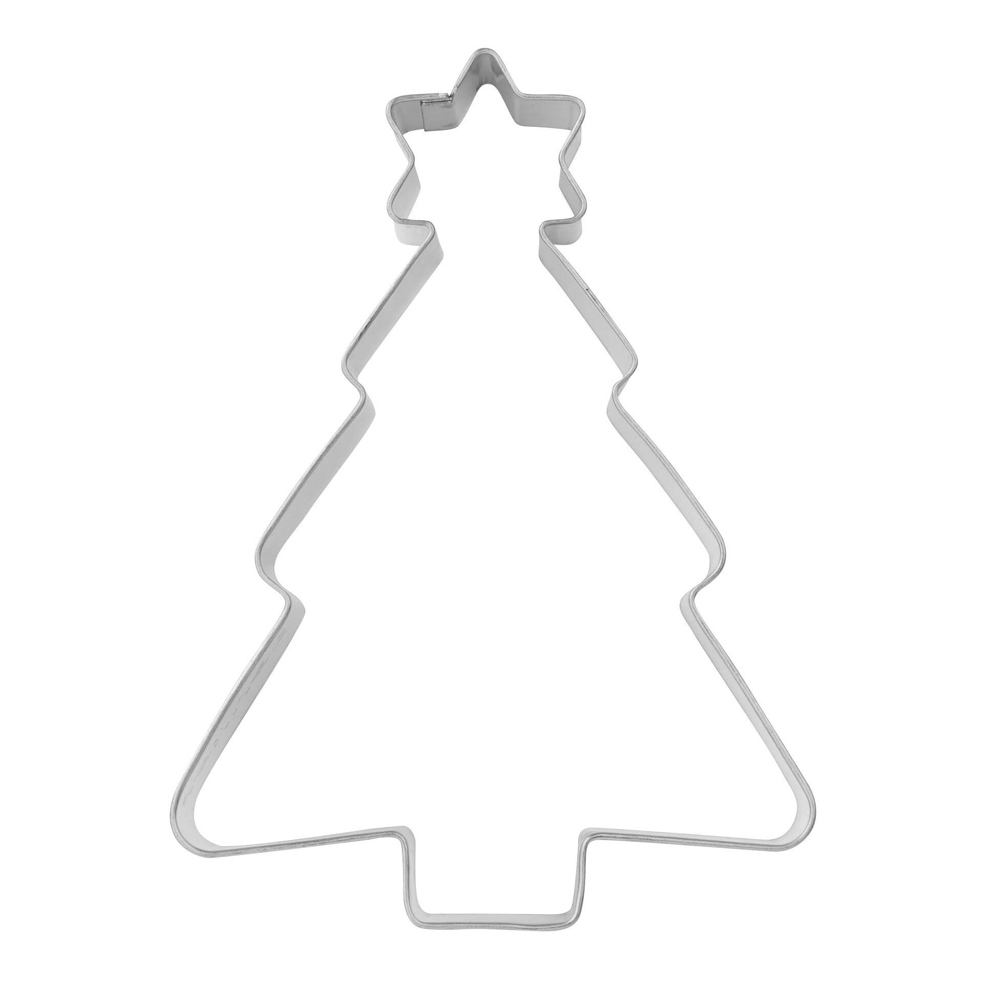 Ausstecher Tanne mit Stern, 8,5x6cm