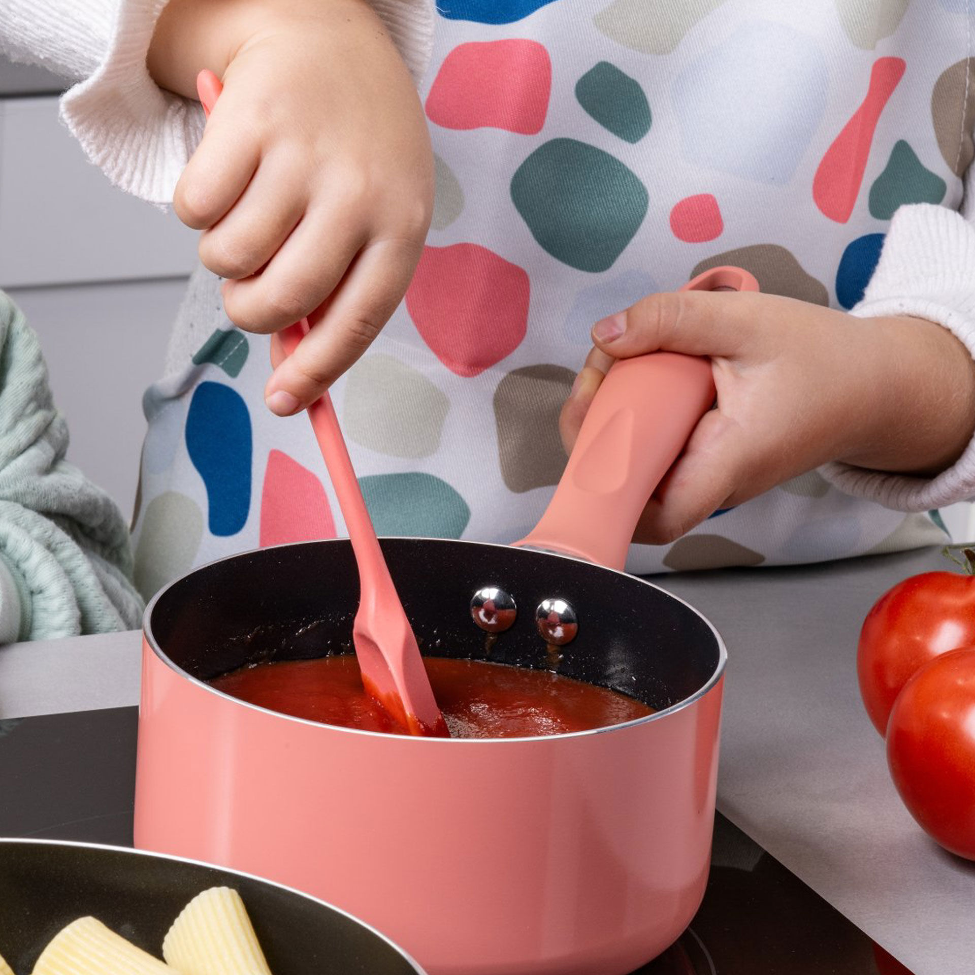 Teigschaber Mini Cooking, rosa