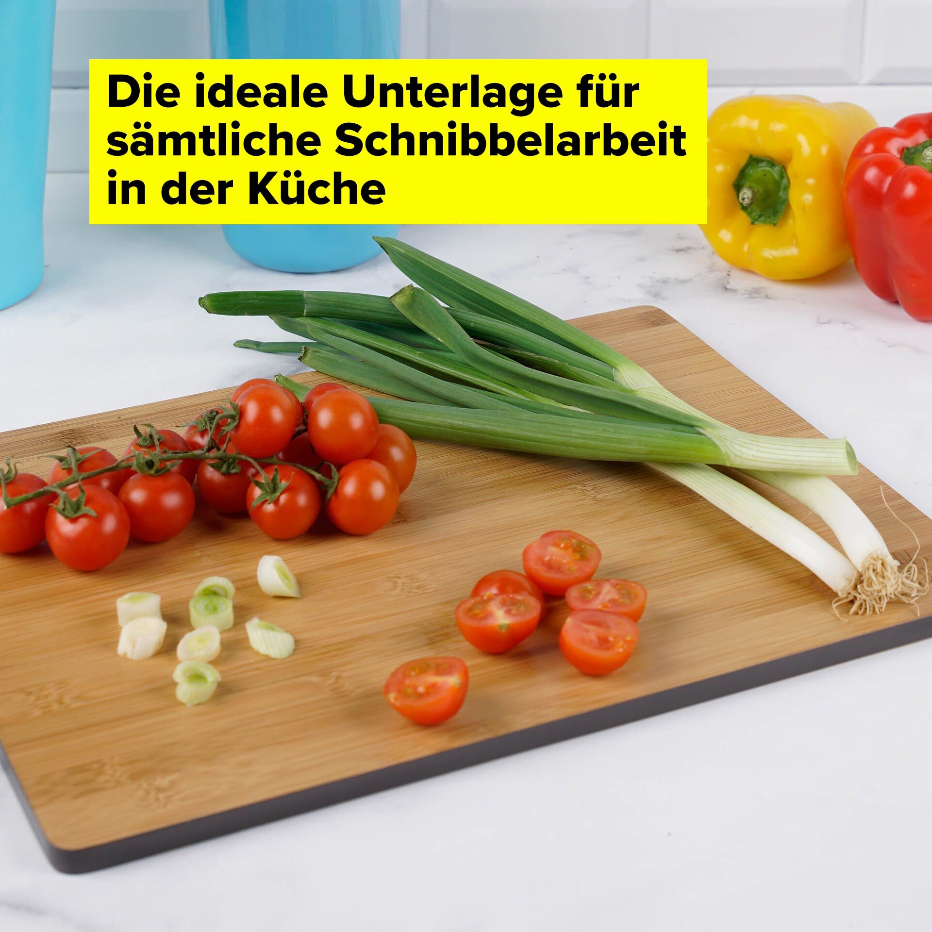 Schneidebrett, 35,5x25cm, Bambus