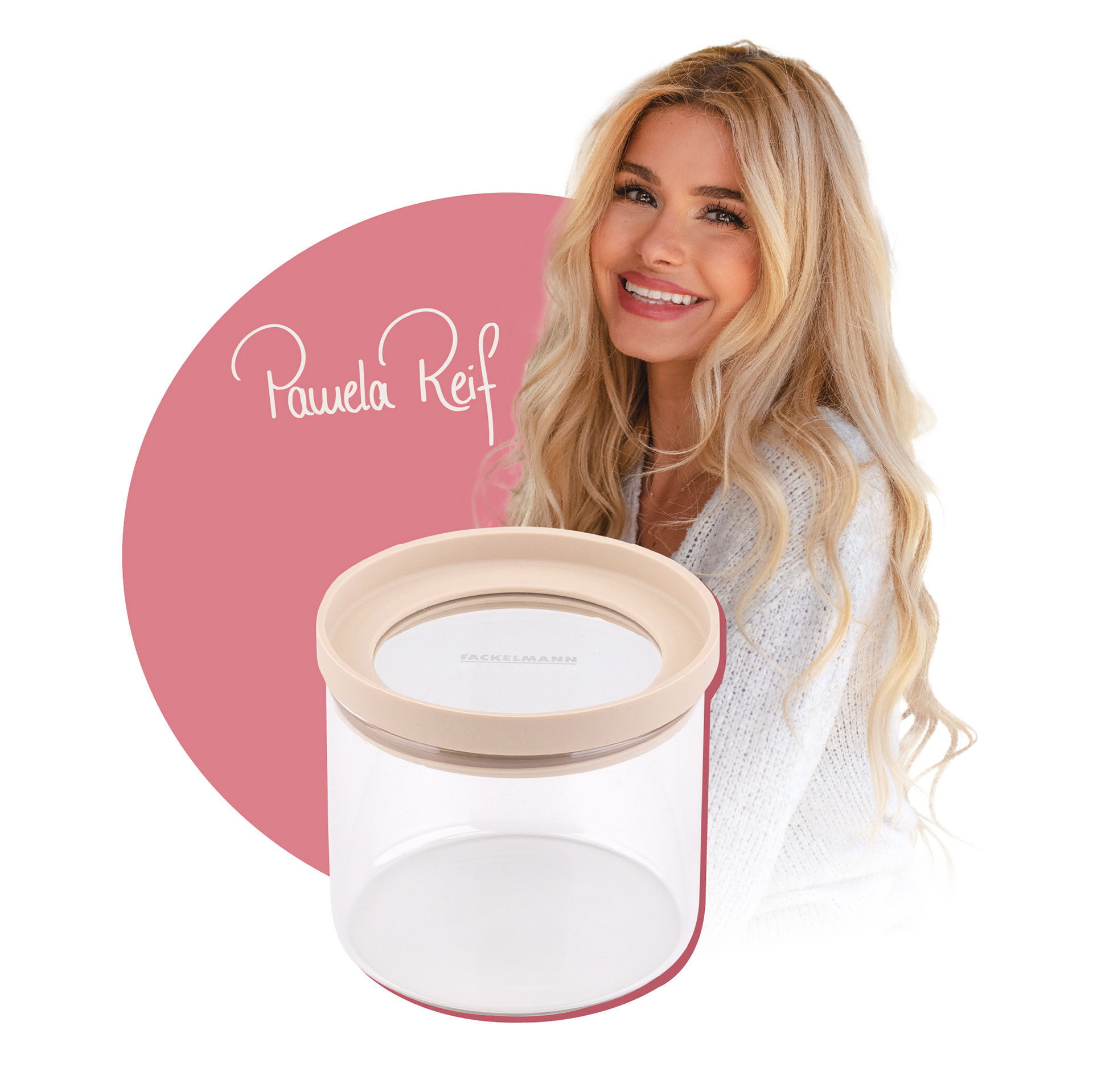 Pamela Reif Vorratsglas 500ml, stapelbar