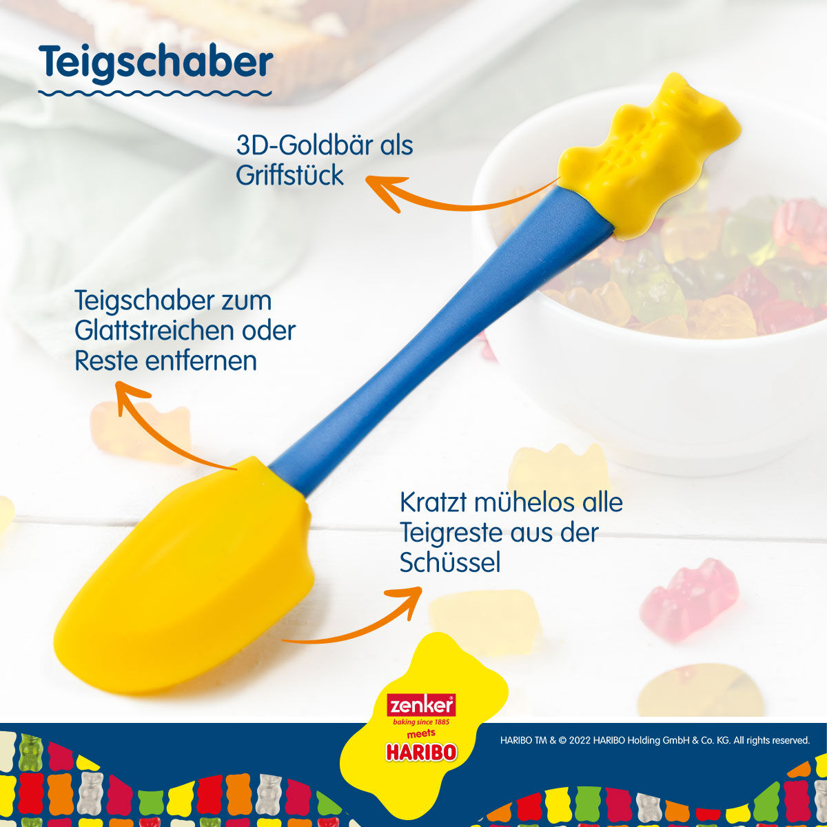 Teigschaber HARIBO Goldbär