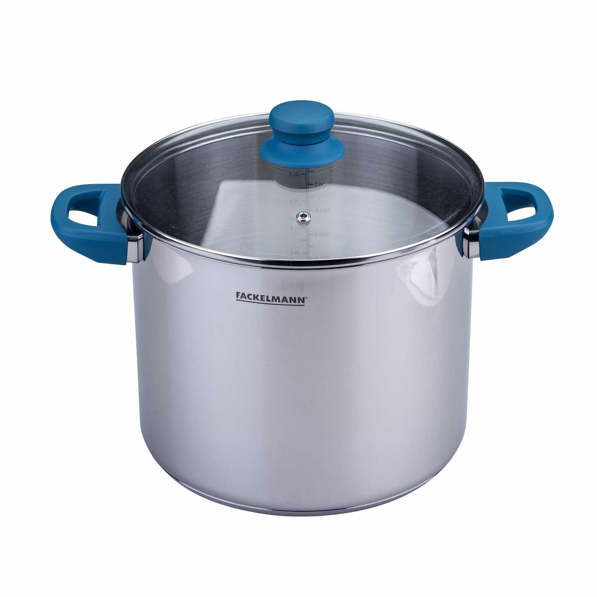 Kochtopf mit Deckel Essential, Ø24cm, blau