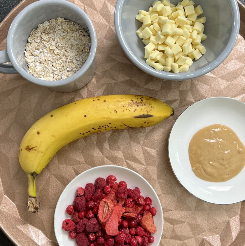 Bananen-Haferflocken-Kekse