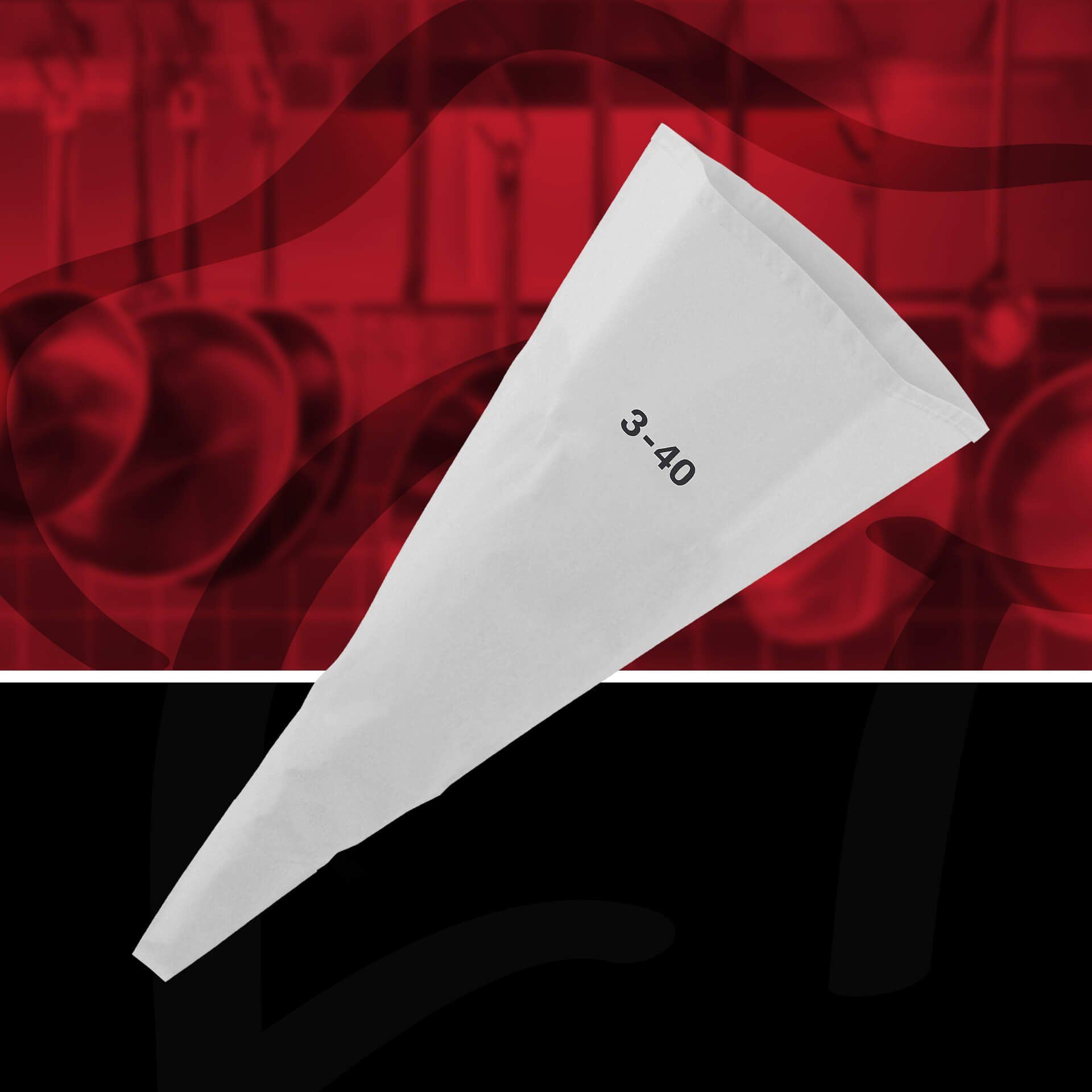 Spritzbeutel, 40cm, Baumwollgewebe