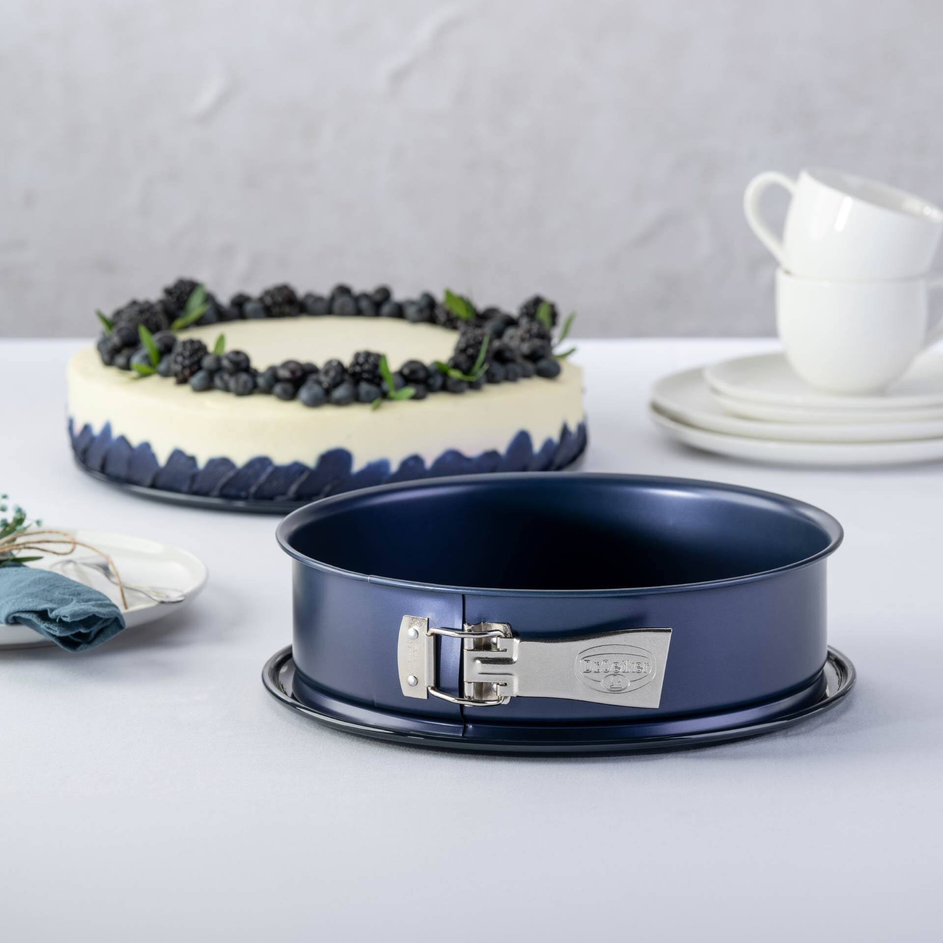 Springform mit Servierboden Back-Liebe Emaille, Ø26cm