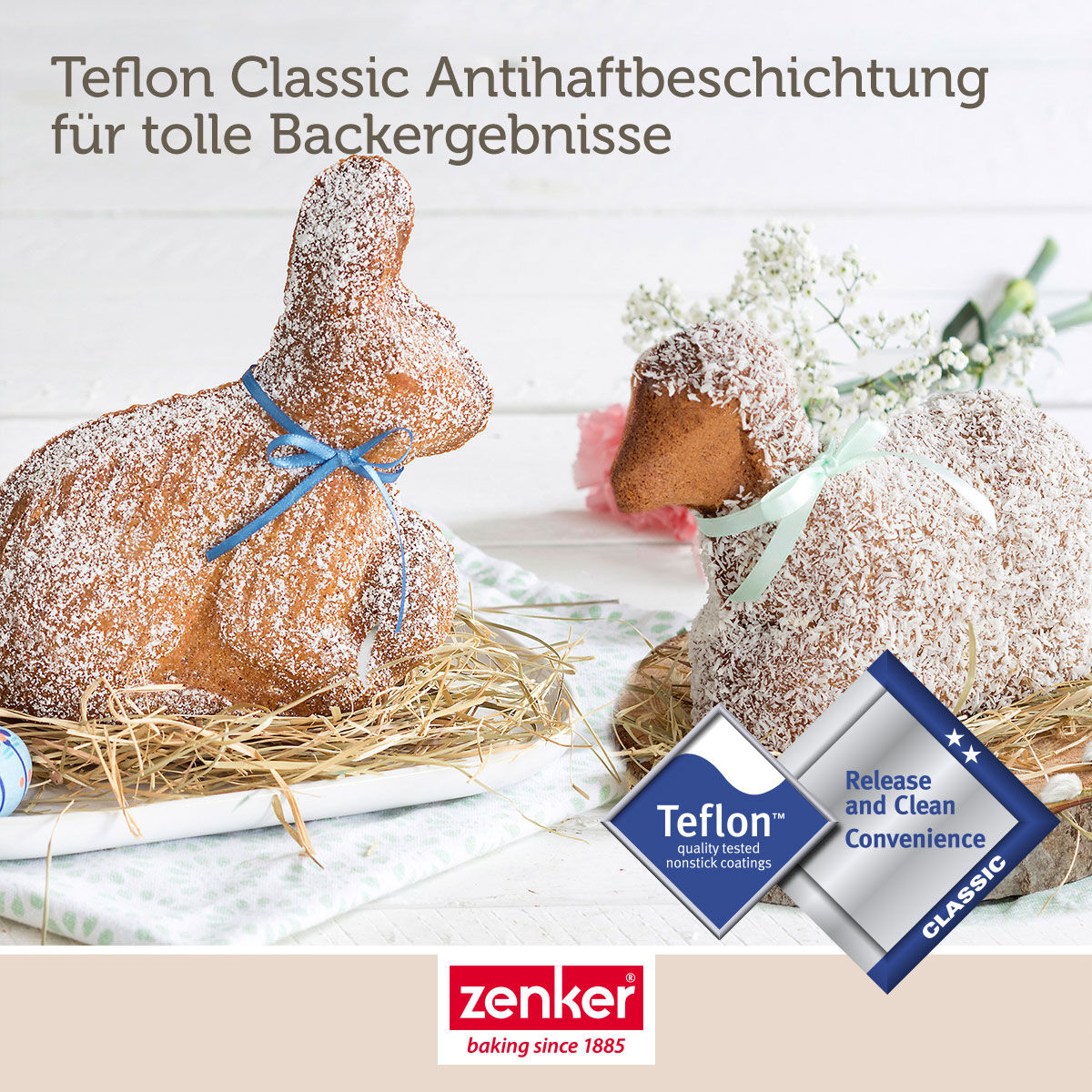 Backformen-Set "Hase und Lämmchen", 2-teilig