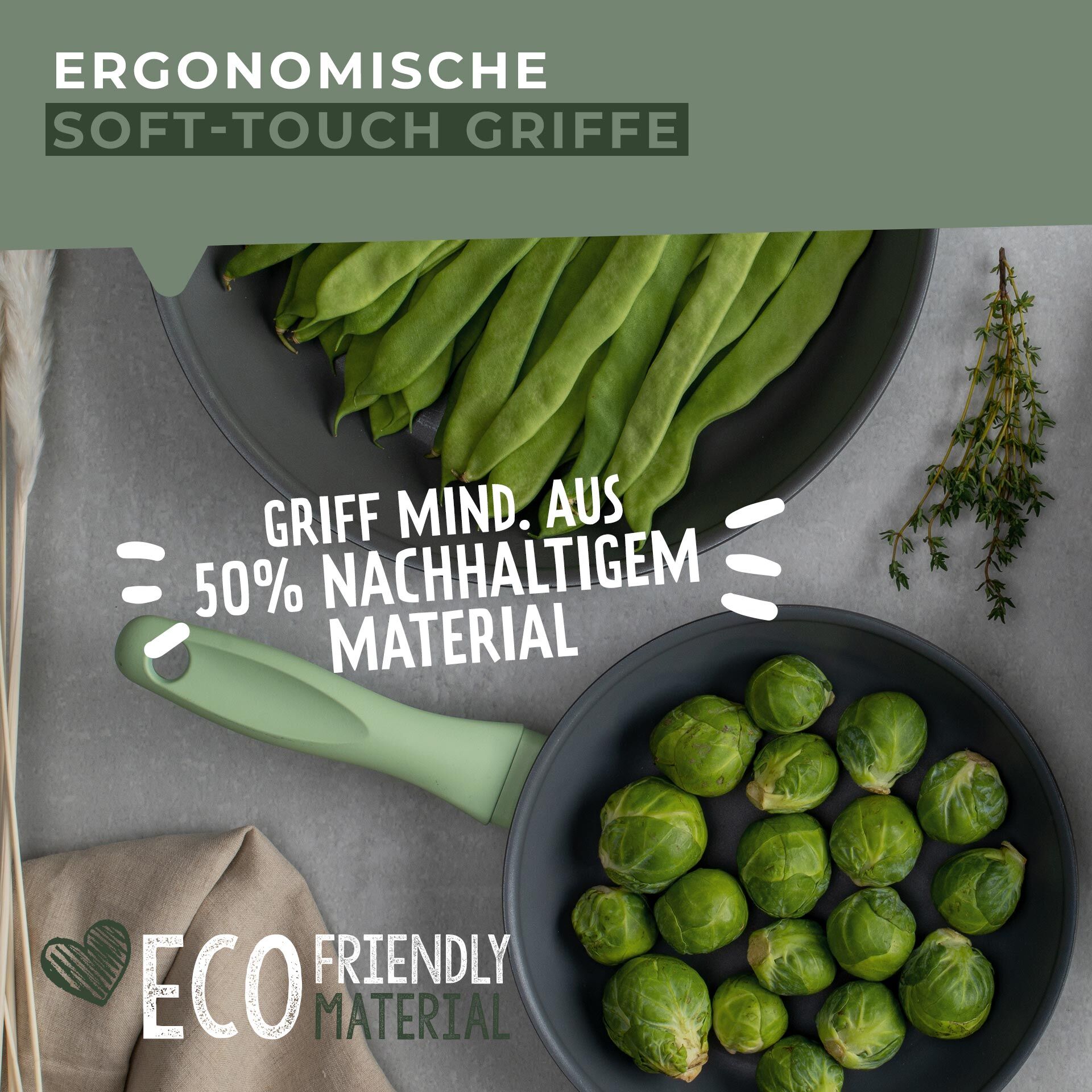 Pfannen-Set "Ecolution", 2-teilig