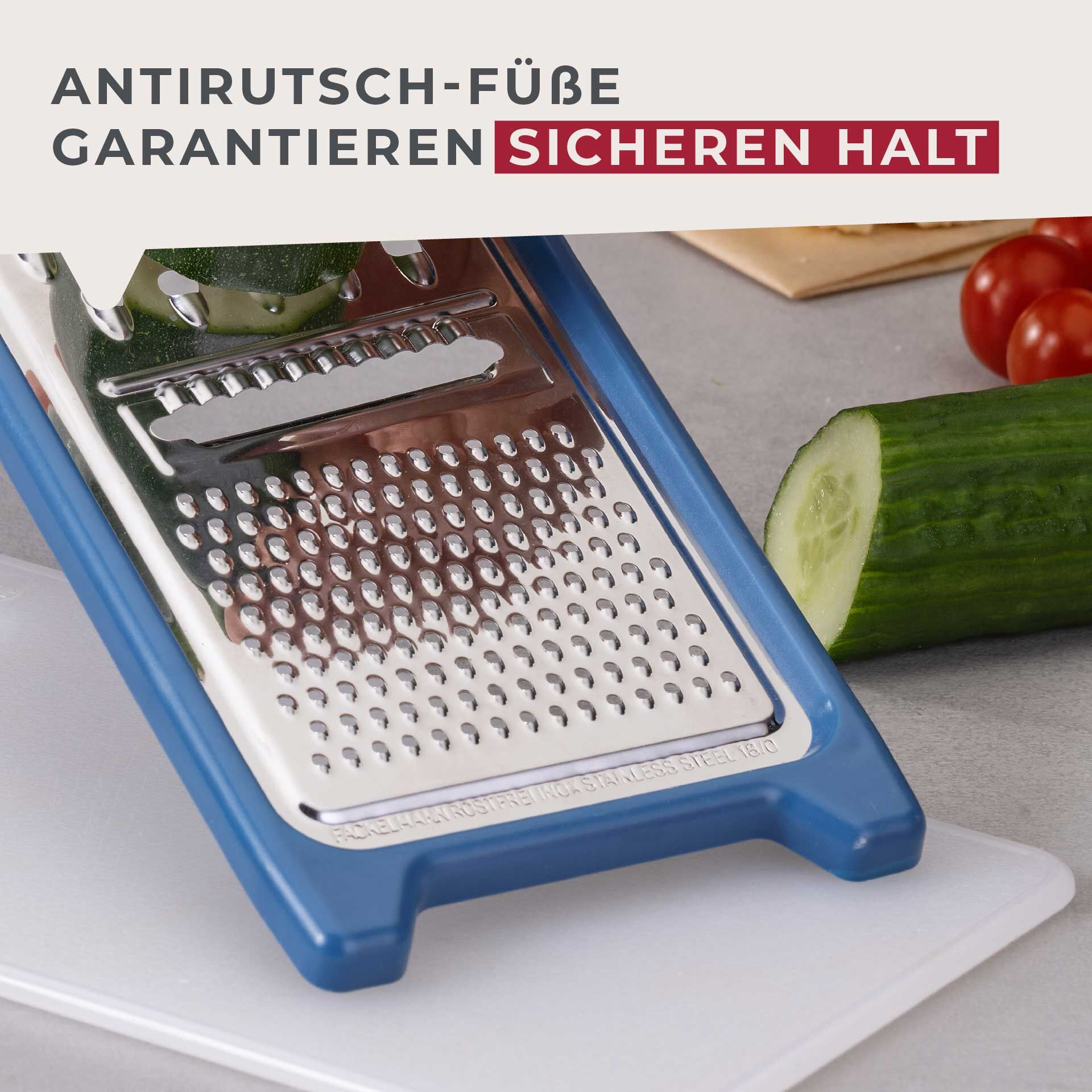 Universalreibe Essential, blau