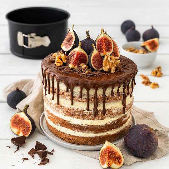 Feigen-Rotwein-Torte - köstliches Rezept
