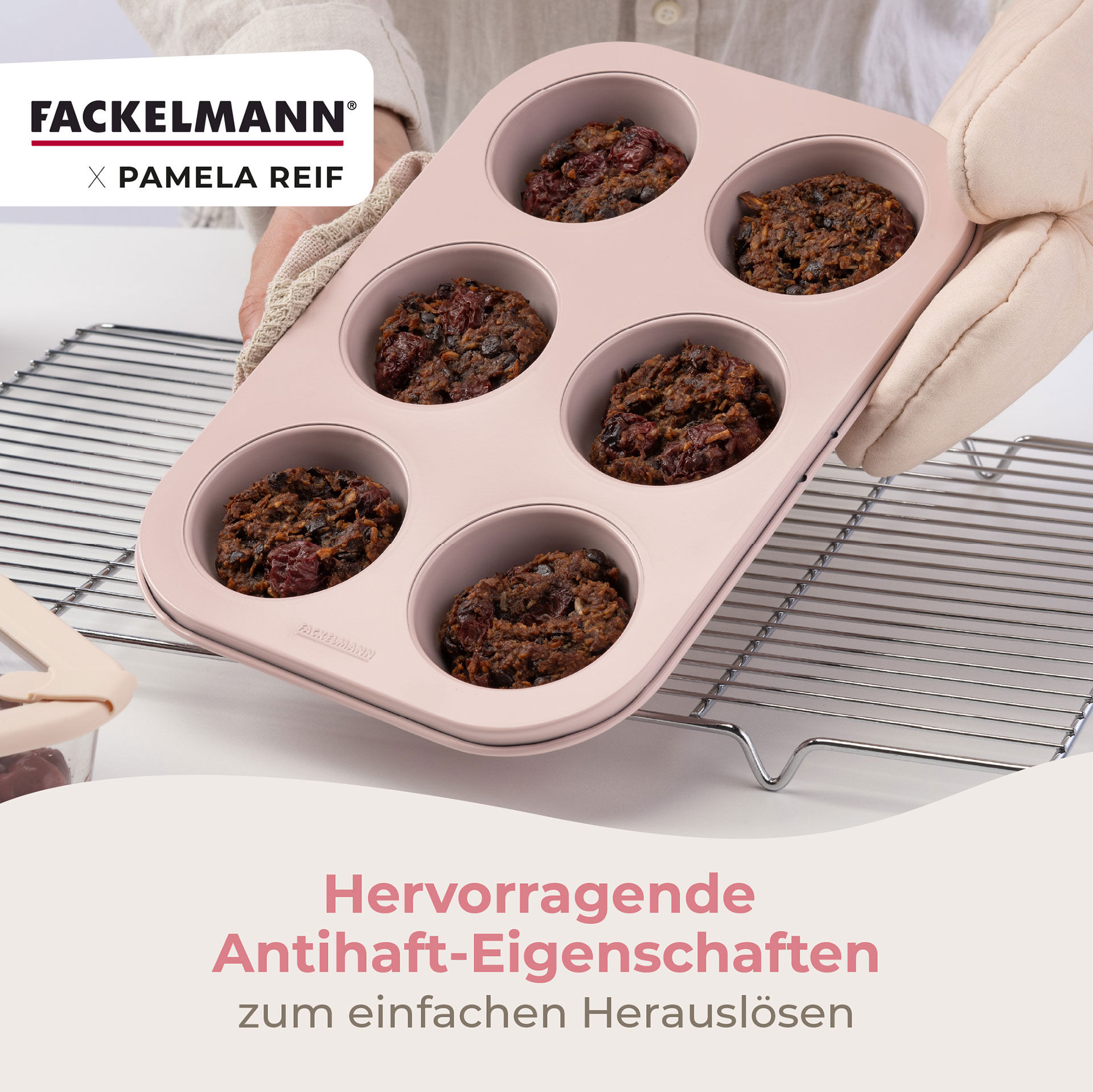 Pamela Reif Muffinform Rosa, 6er